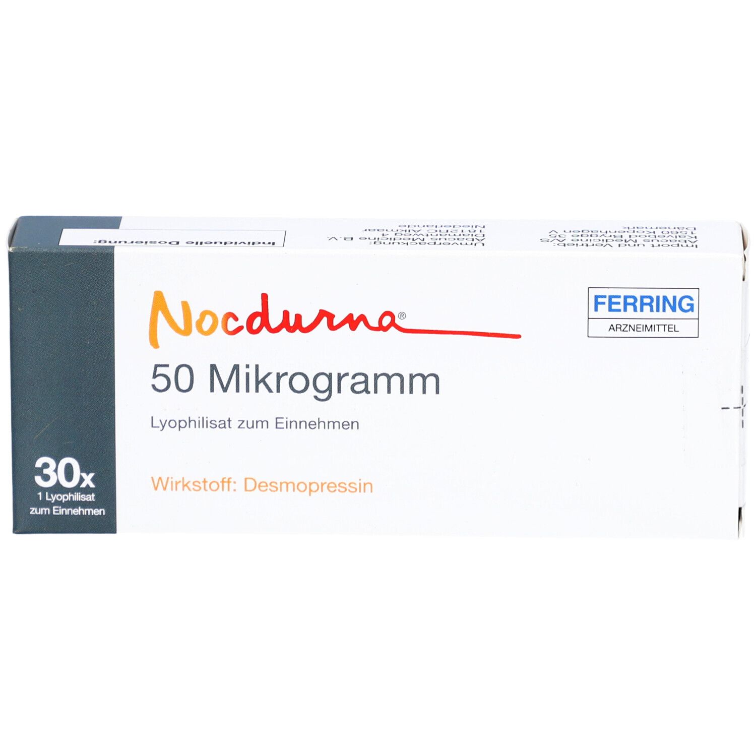 NOCDURNA 50 Mikrogramm Lyophilisat zum Einnehmen