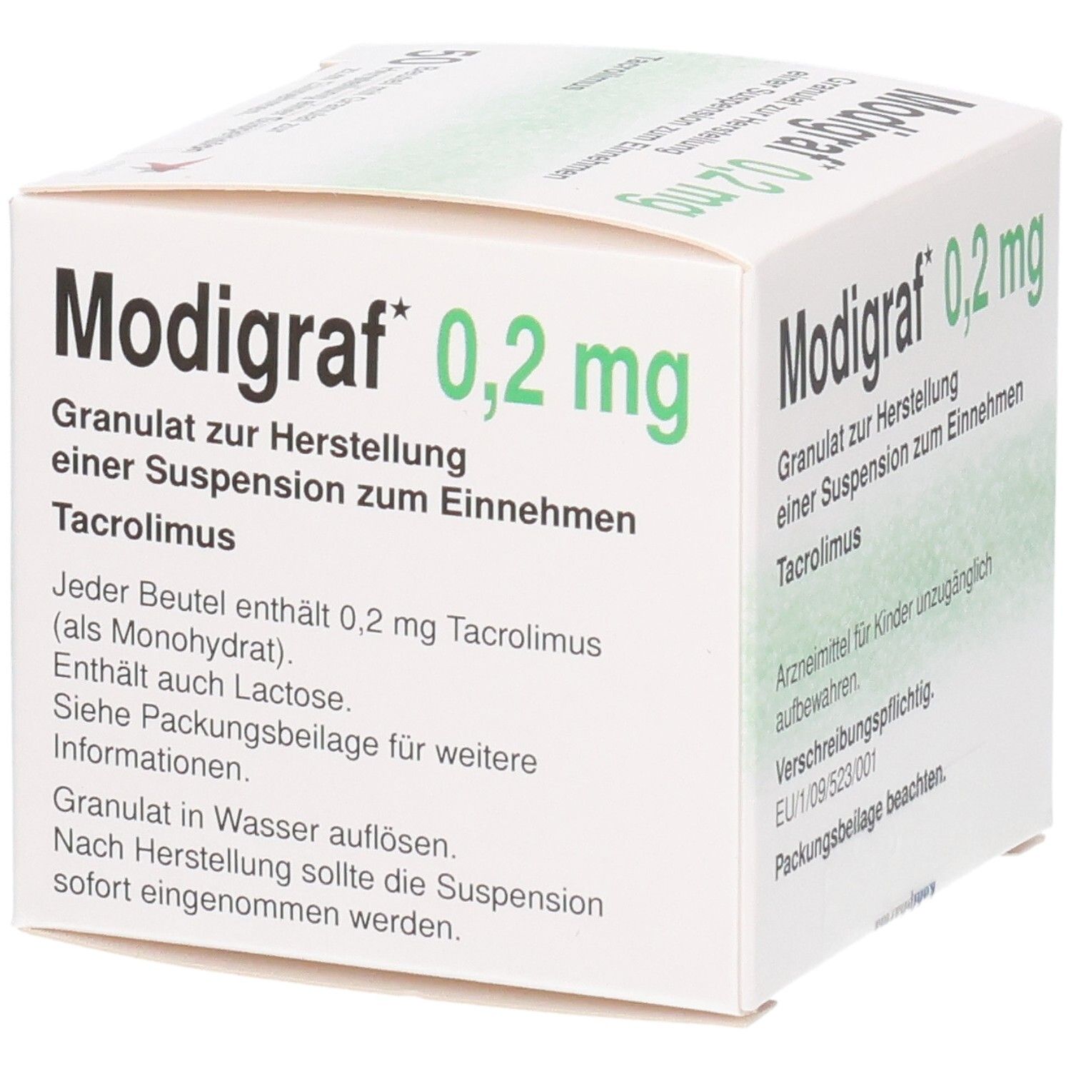 MODIGRAF 0,2 mg Granulat z.Herstell.e.Susp.z.Einn.