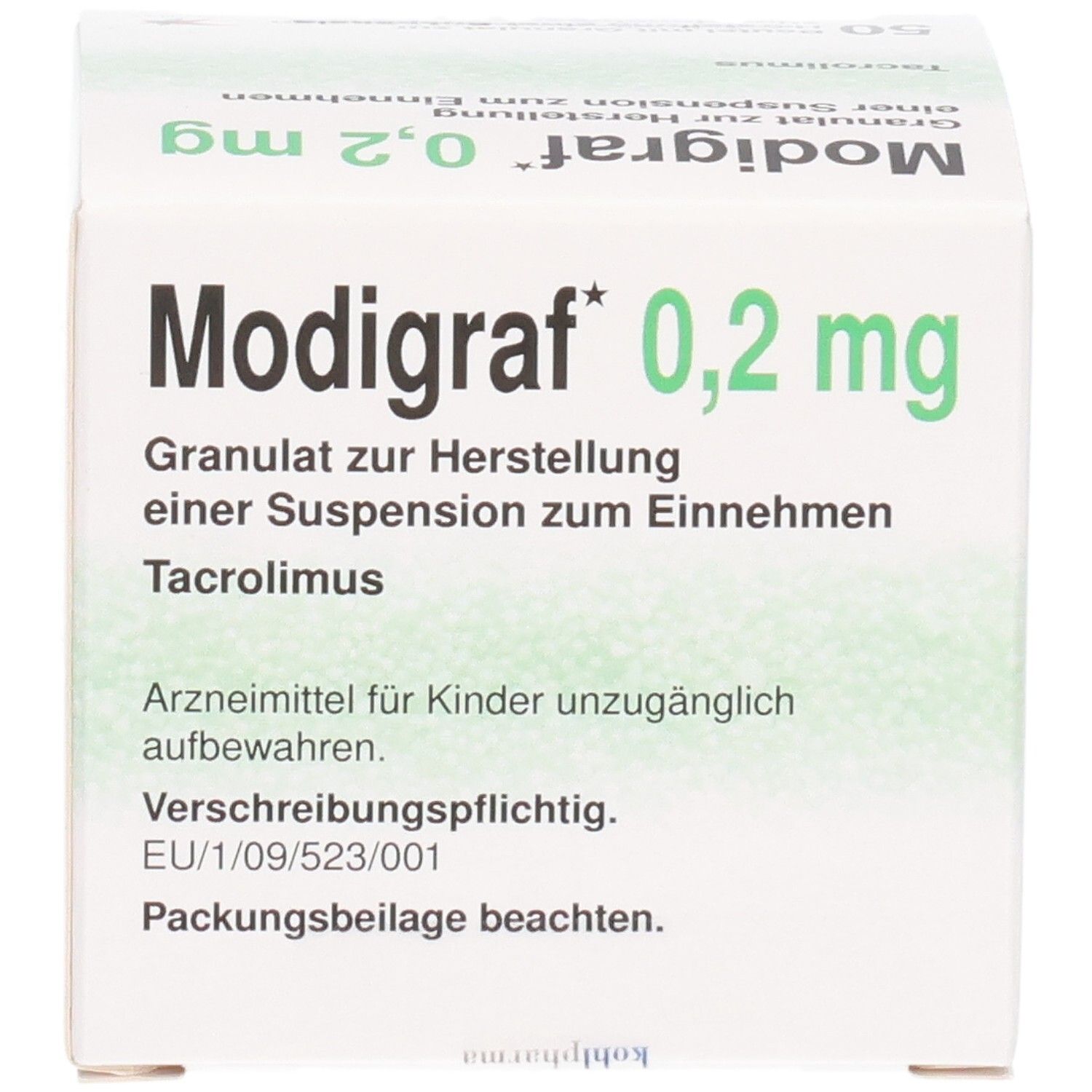 MODIGRAF 0,2 mg Granulat z.Herstell.e.Susp.z.Einn.