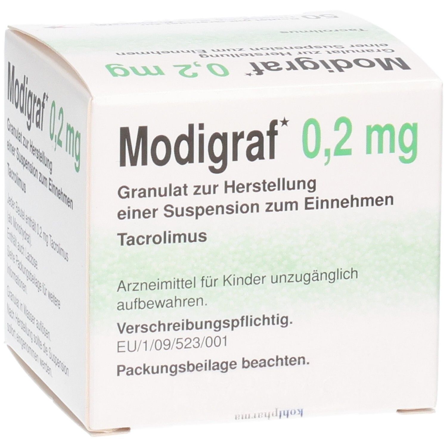MODIGRAF 0,2 mg Granulat z.Herstell.e.Susp.z.Einn.