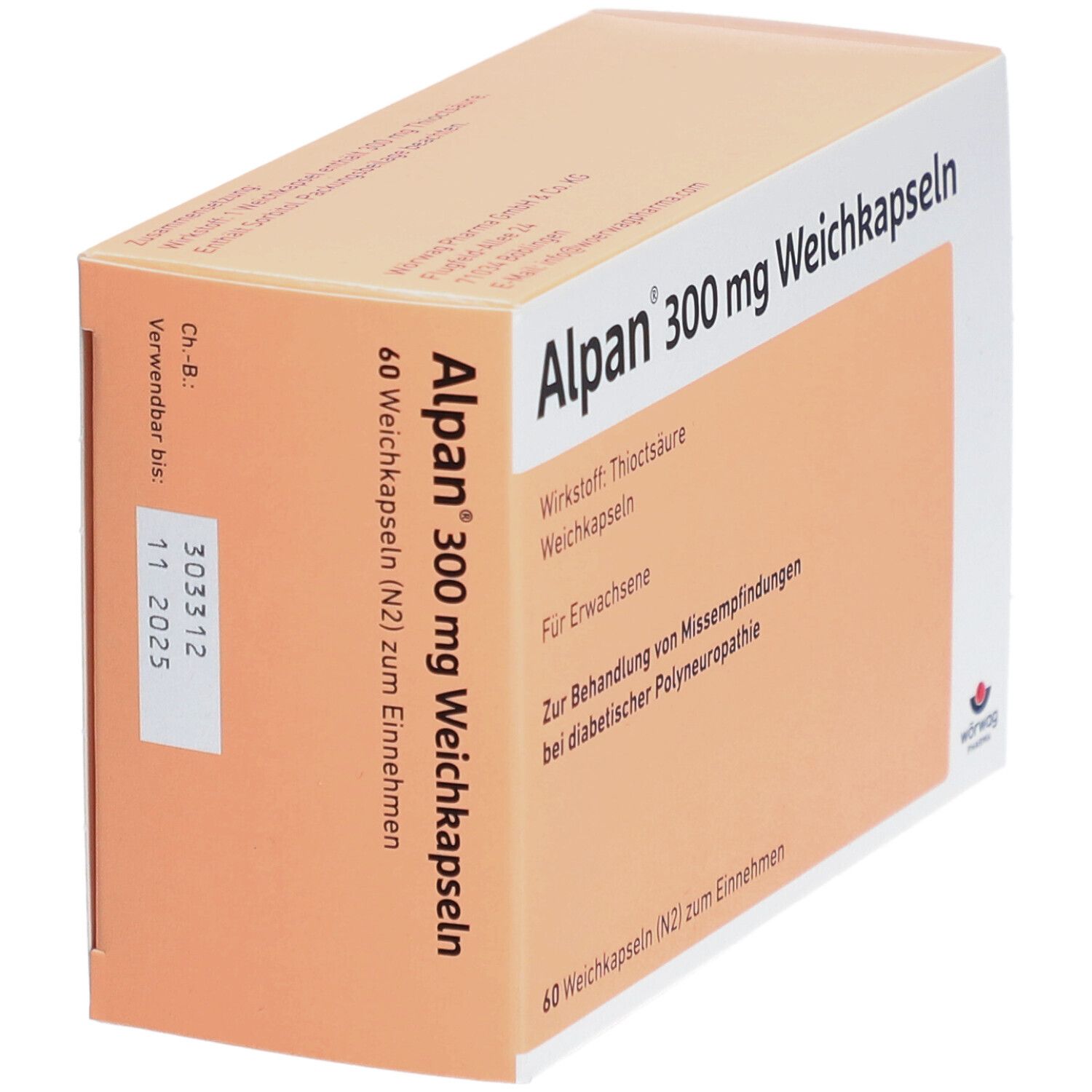 Alpan 300 mg Weichkapseln 60 St