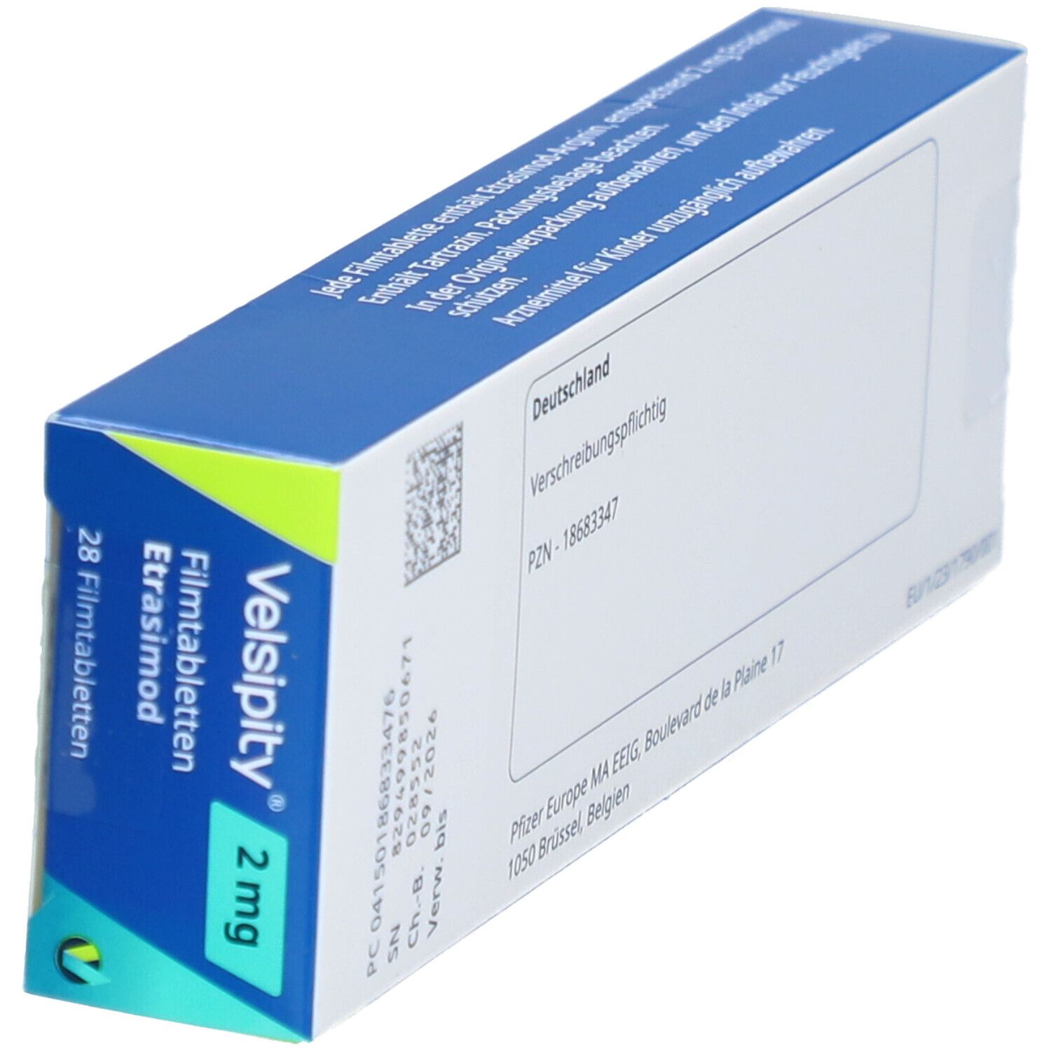 VELSIPITY 2 mg Filmtabletten 28 St mit dem E-Rezept kaufen - Shop Apotheke