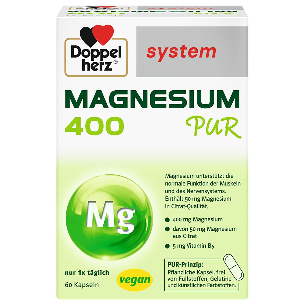 Doppelherz® system Magnesium 400 Pur