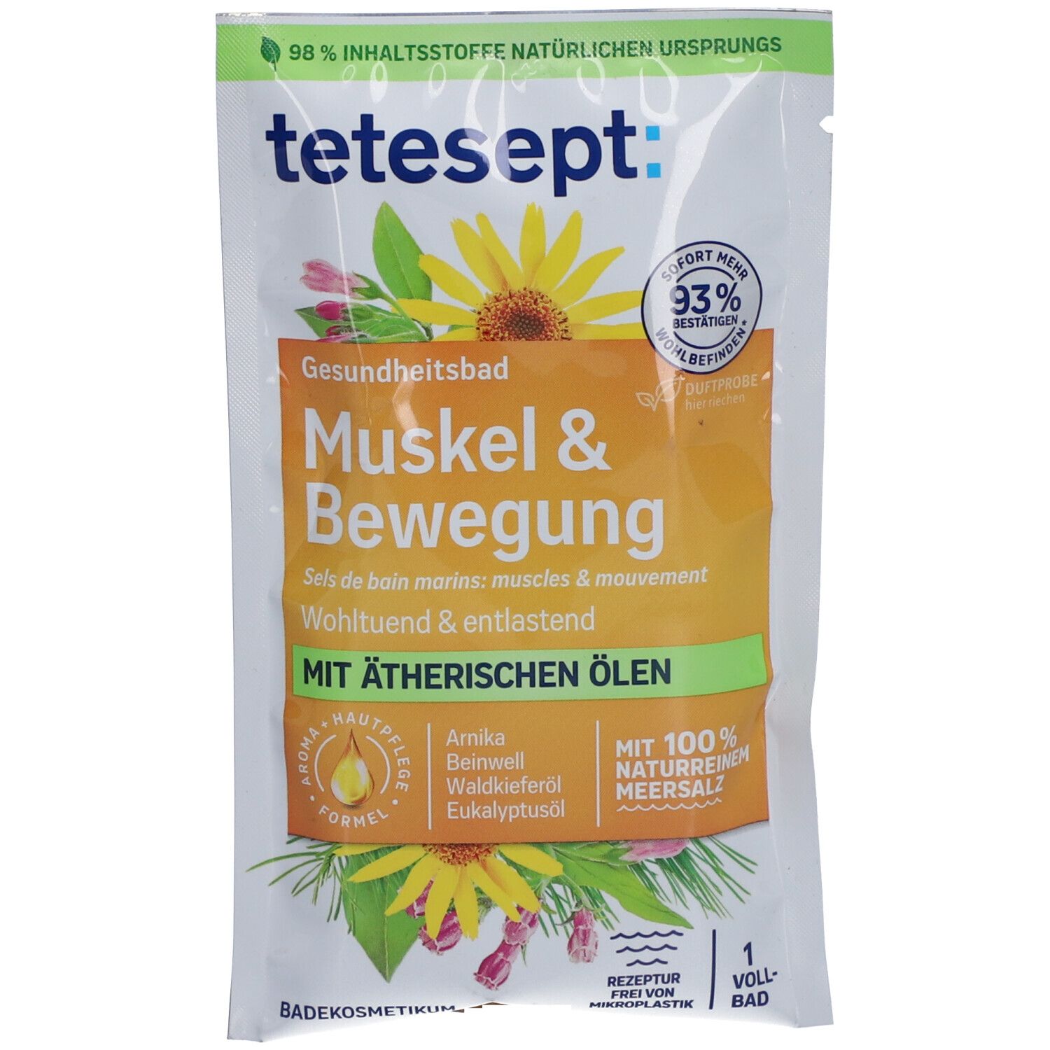 Tetesept Meersalz Muskel & Bewegung 80 g Salz