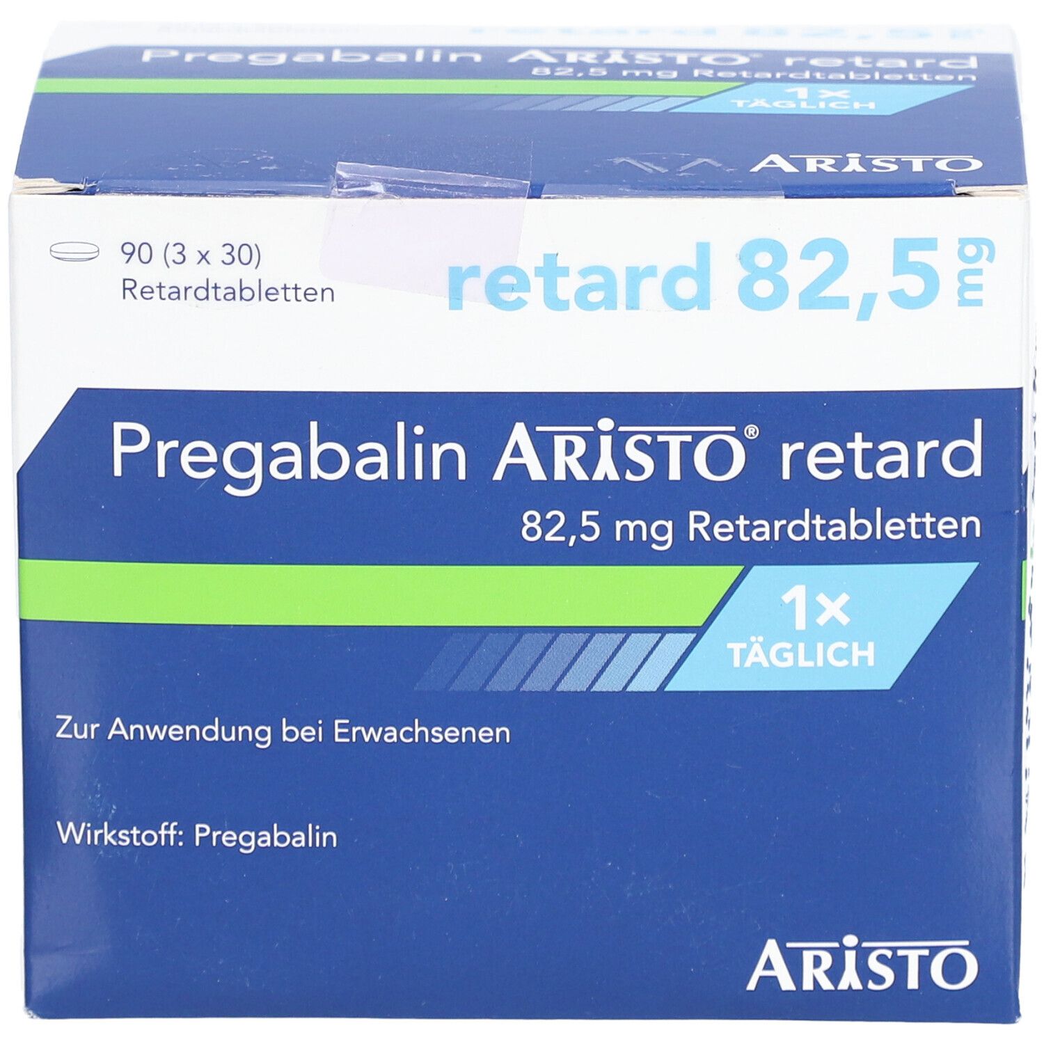 Pregabalin Aristo retard 82,5 mg Retardtabletten 90 St Retard-Tabletten