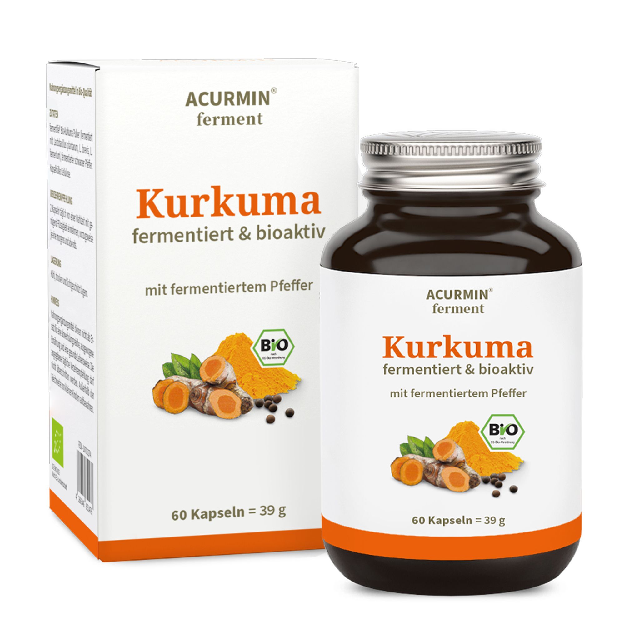 Acurmin® ferment BIO Kurkuma Kapseln - fermentiert und bioaktiv
