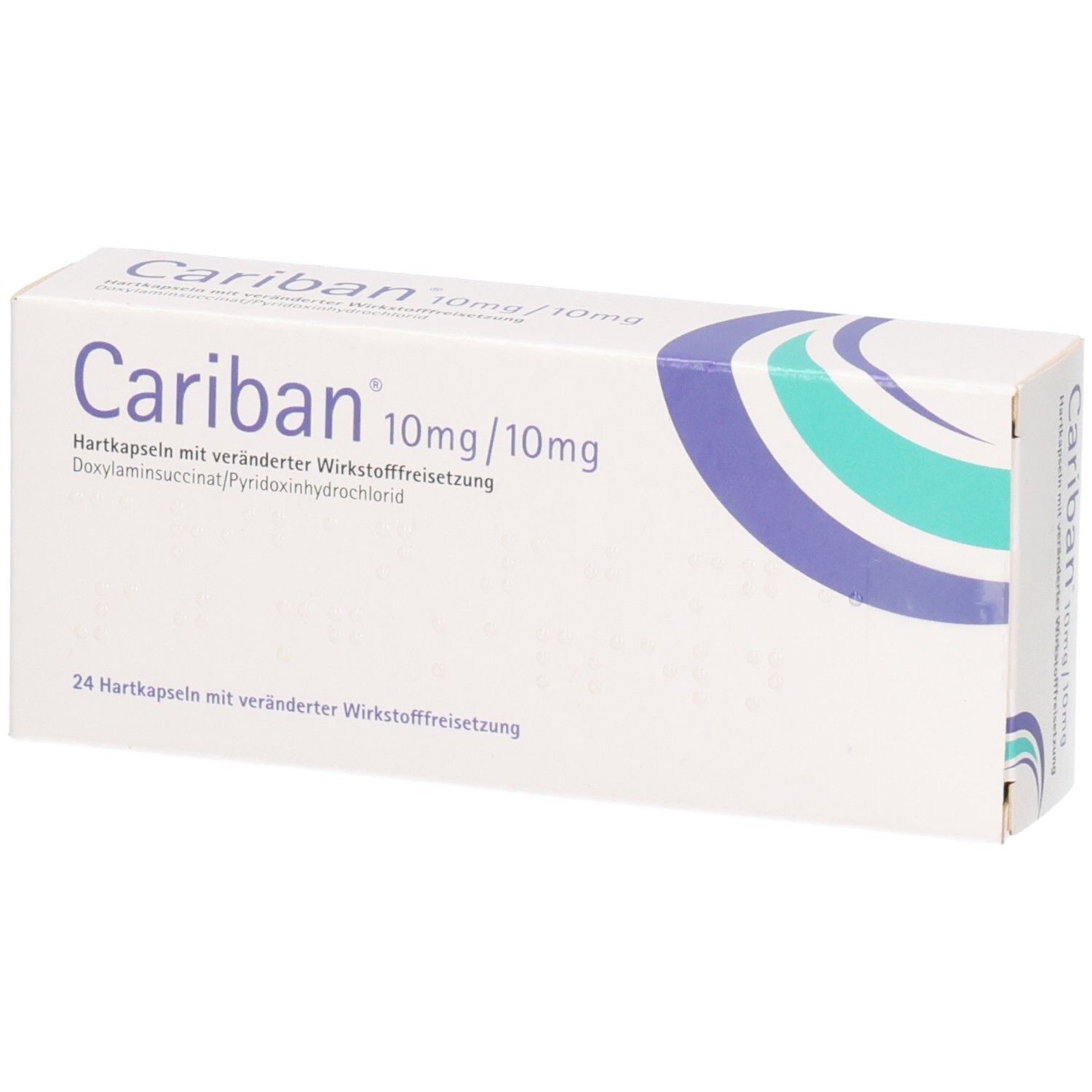 Cariban 10mg/10mg Hartkapseln Schachtel, 24 Stück.