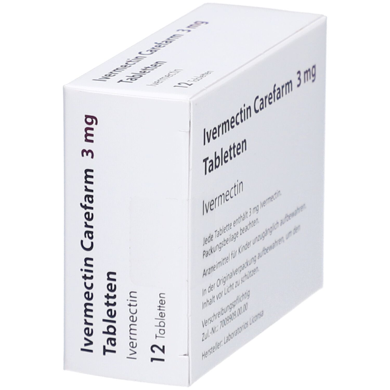IVERMECTIN Carefarm 3 mg Tabletten