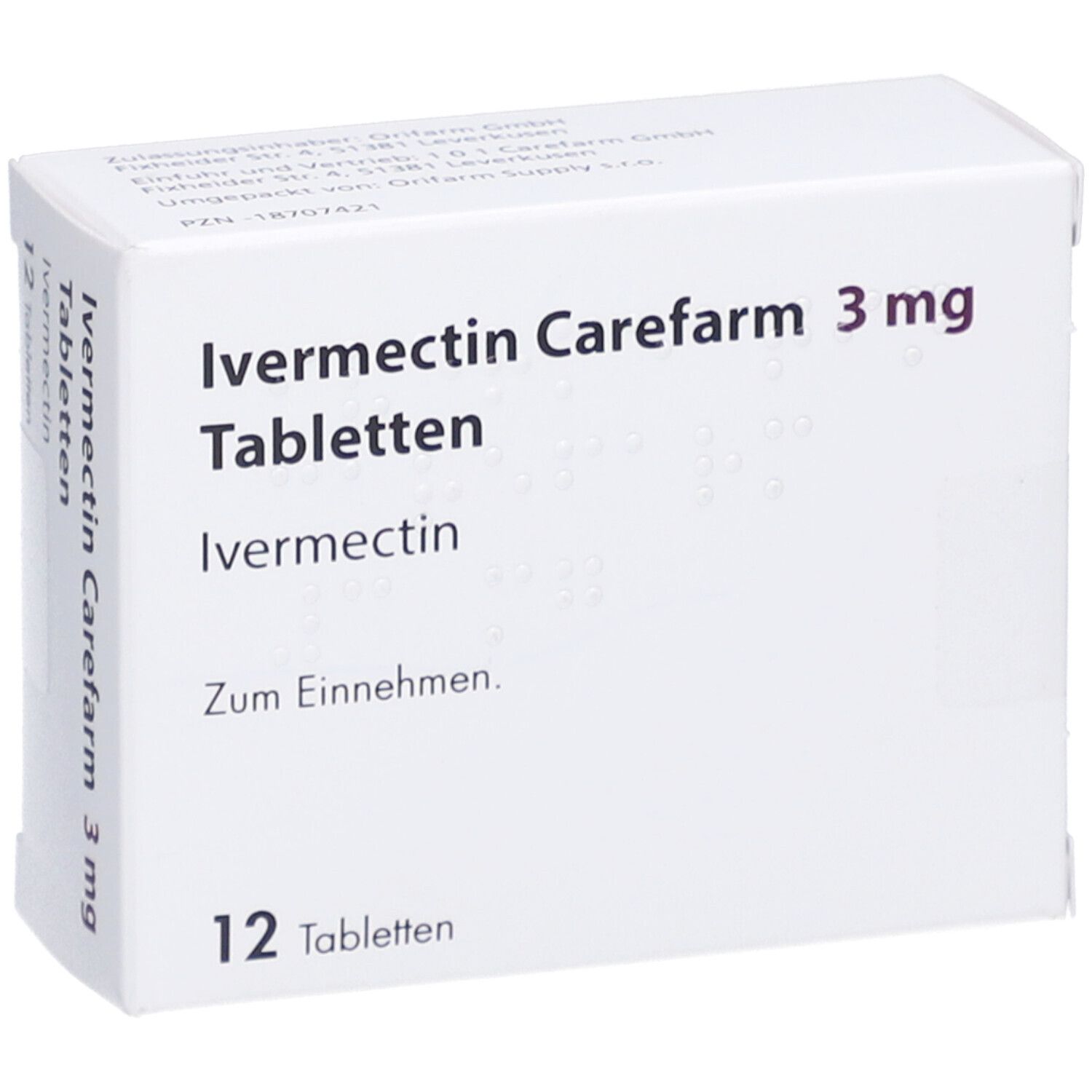 IVERMECTIN Carefarm 3 mg Tabletten