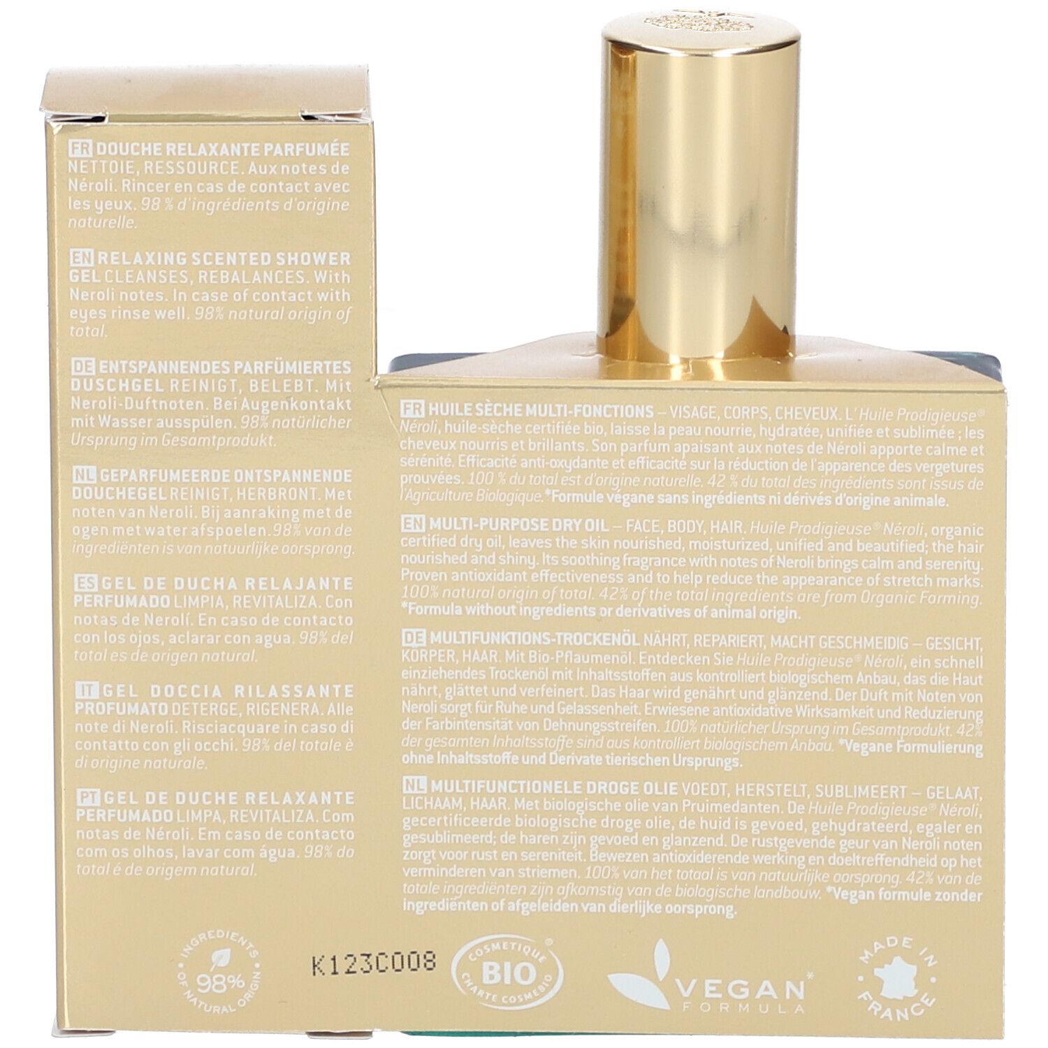 NUXE Huile Prodigieuse® Neroli & NUXE Prodigieux® Néroli - Entspannendes duftendes Duschgel