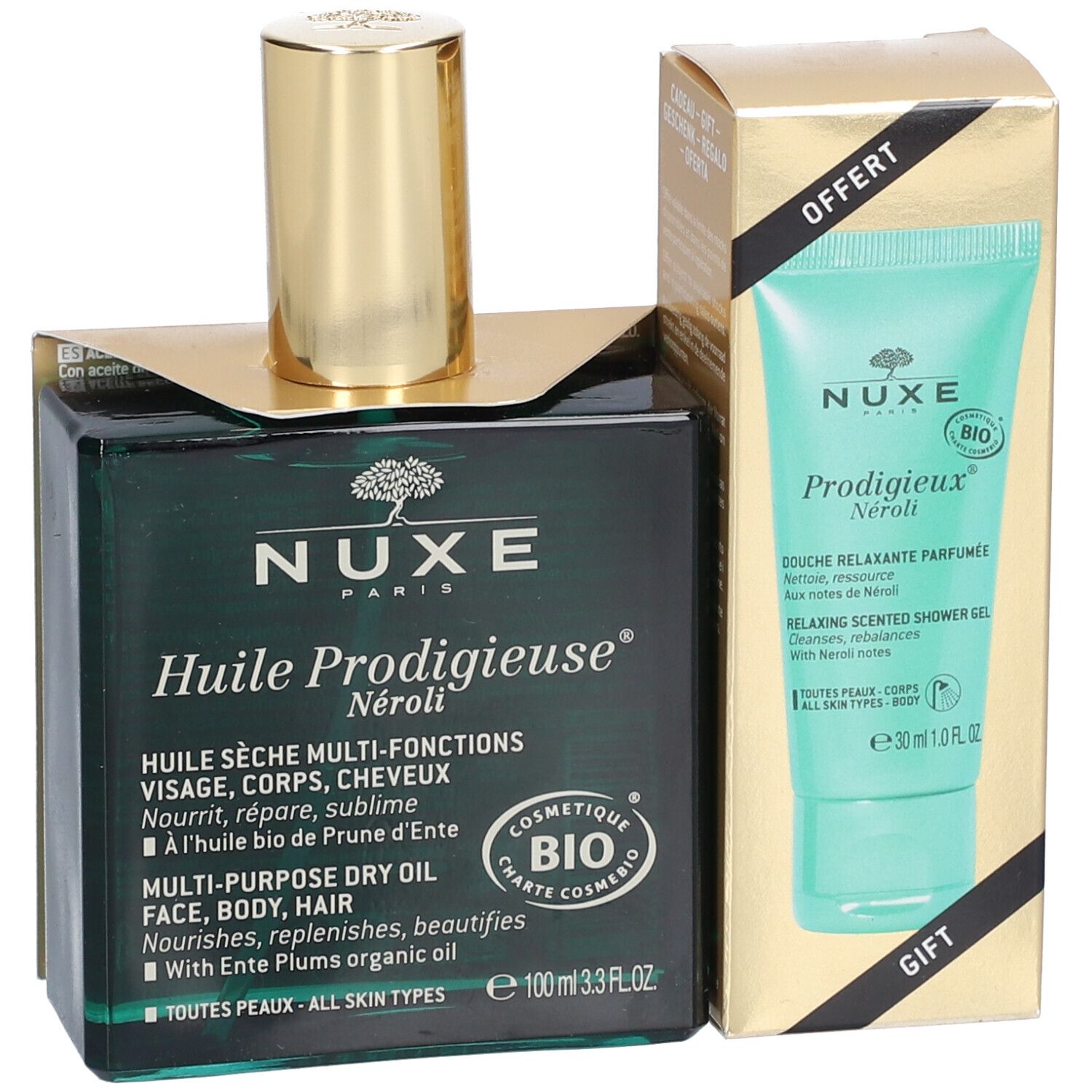 NUXE Huile Prodigieuse® Neroli & NUXE Prodigieux® Néroli - Entspannendes duftendes Duschgel