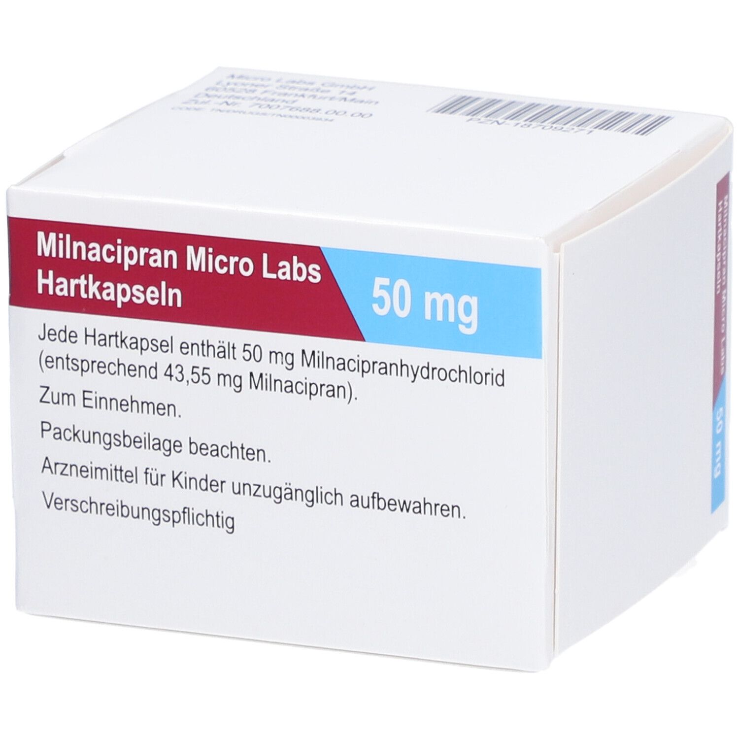 MILNACIPRAN Micro Labs 50 mg Hartkapseln 100 St mit dem E-Rezept kaufen ...