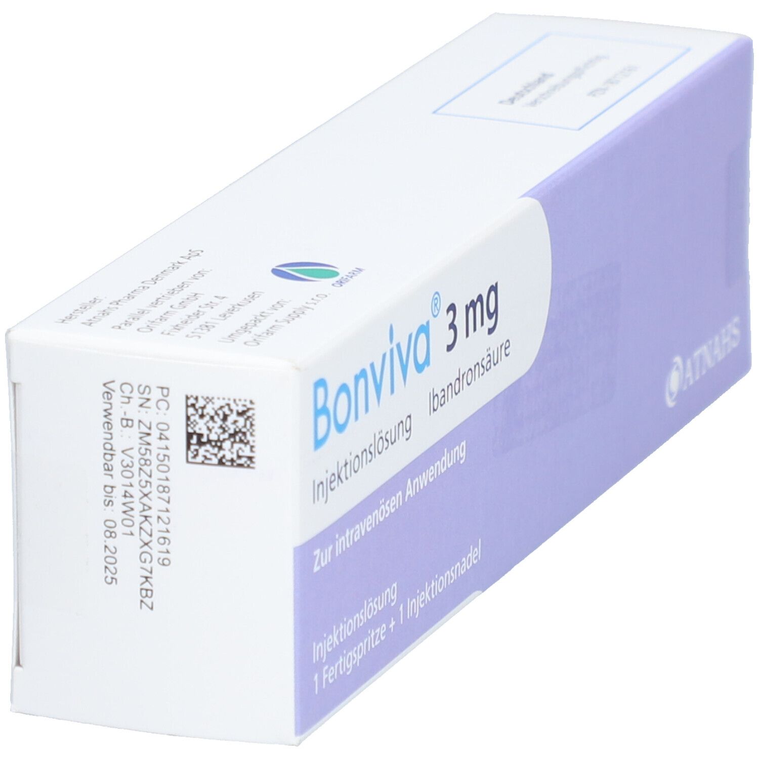 Bonviva 3 mg/3 ml Injekt.-Lsg.i.e.Fertigspritze 1 St Injektionslösung