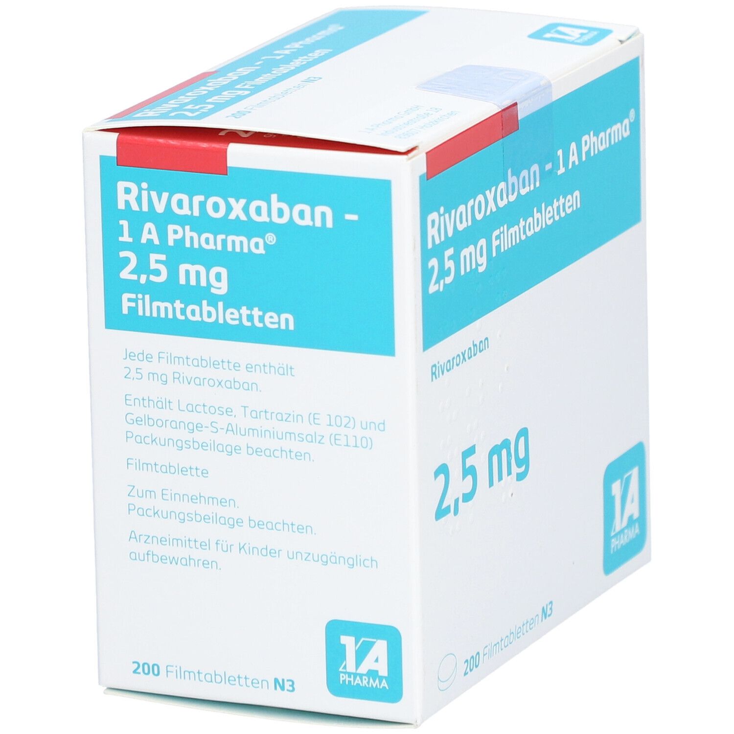 Rivaroxaban-1A Pharma 2,5 mg Filmtabletten Dose 200 St