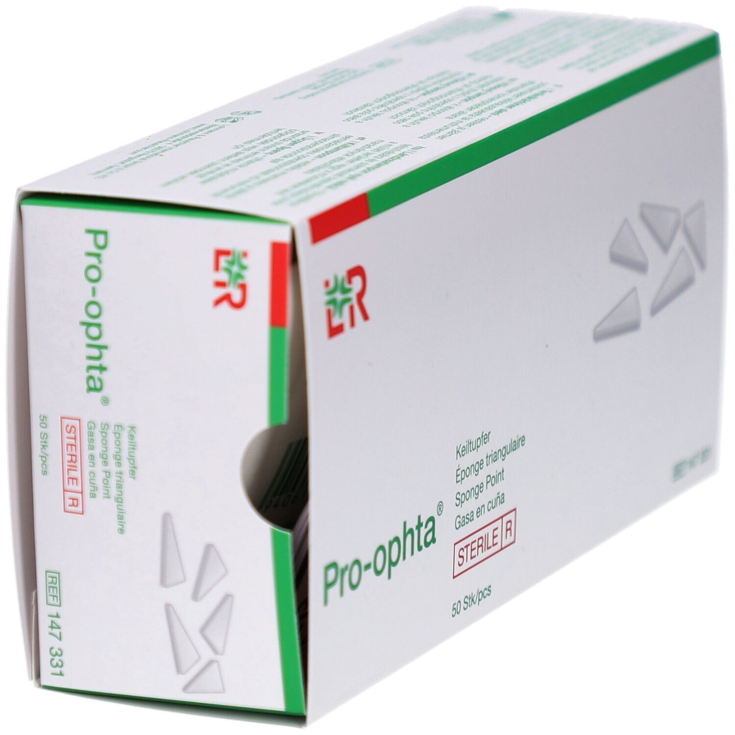 Lohmann & Rauscher Pro-ophta® Keiltupfer, steril