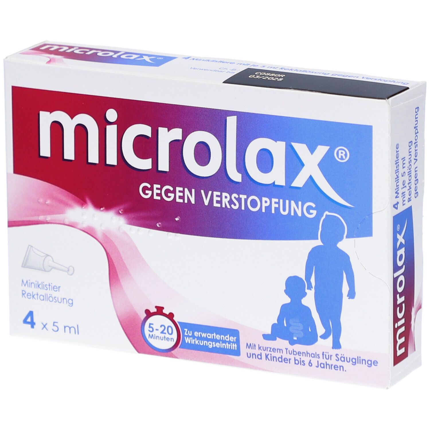 Microlax Rektallösung Klistiere m.kurzem Tubenhals 4 St