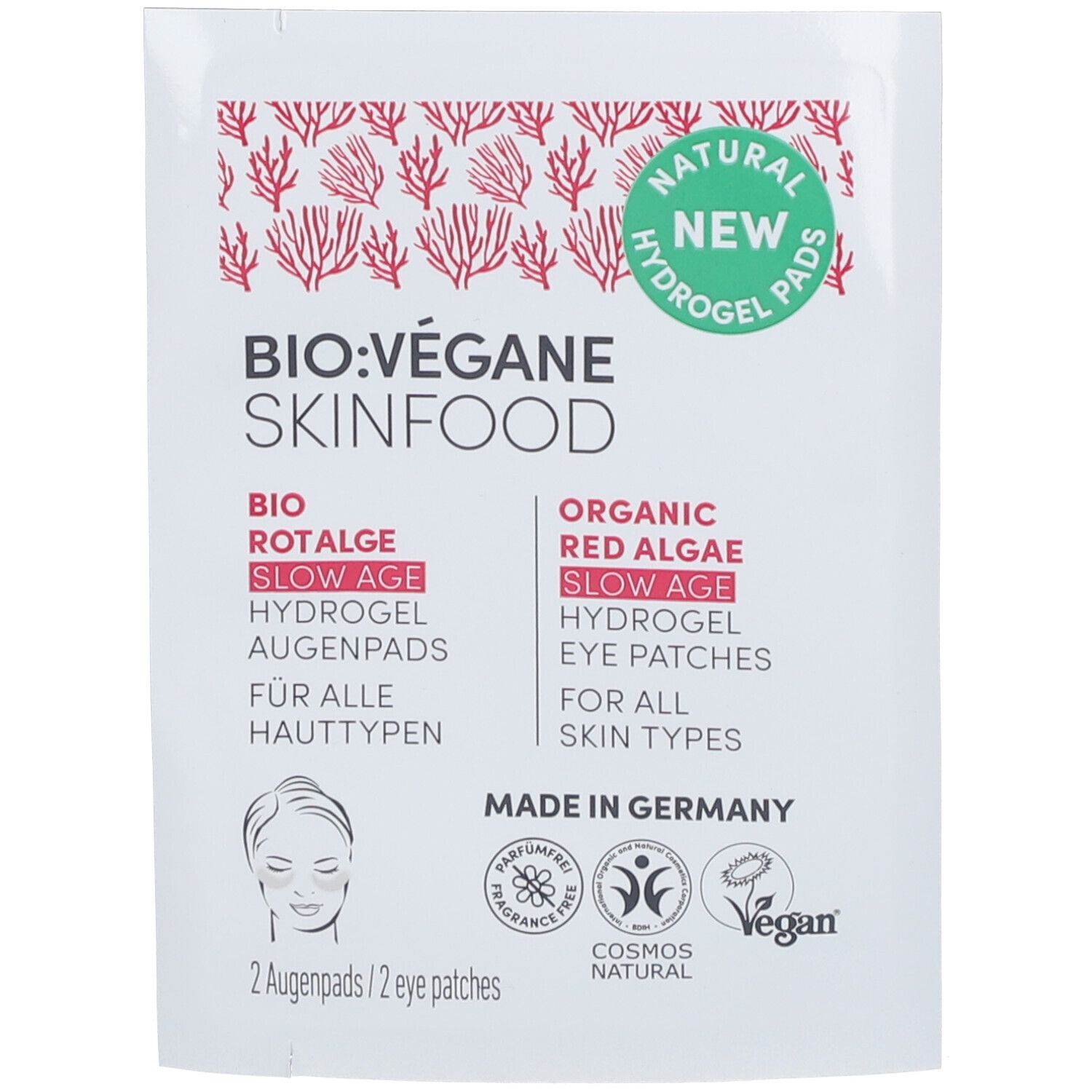NIVEA Rose Touch Hydrogel-Augenmaske – Mit Bio Rosenwasser Und Hyaluron Für Frische, Glatte Augen