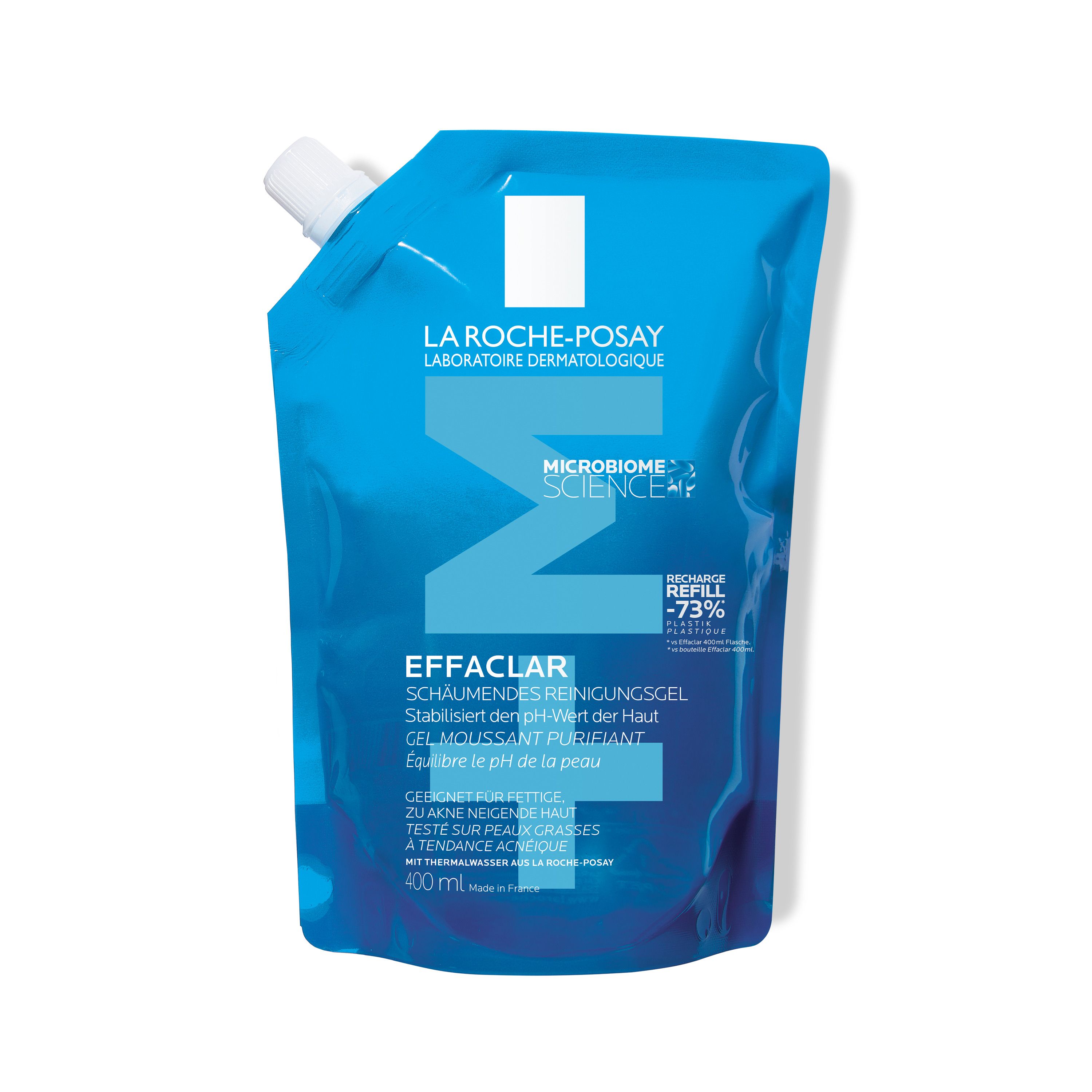 La Roche Posay Effaclar Schäumendes Reinigungsgel Nachfüllpack - Jetzt 20% sparen mit Code 'Dermo20'