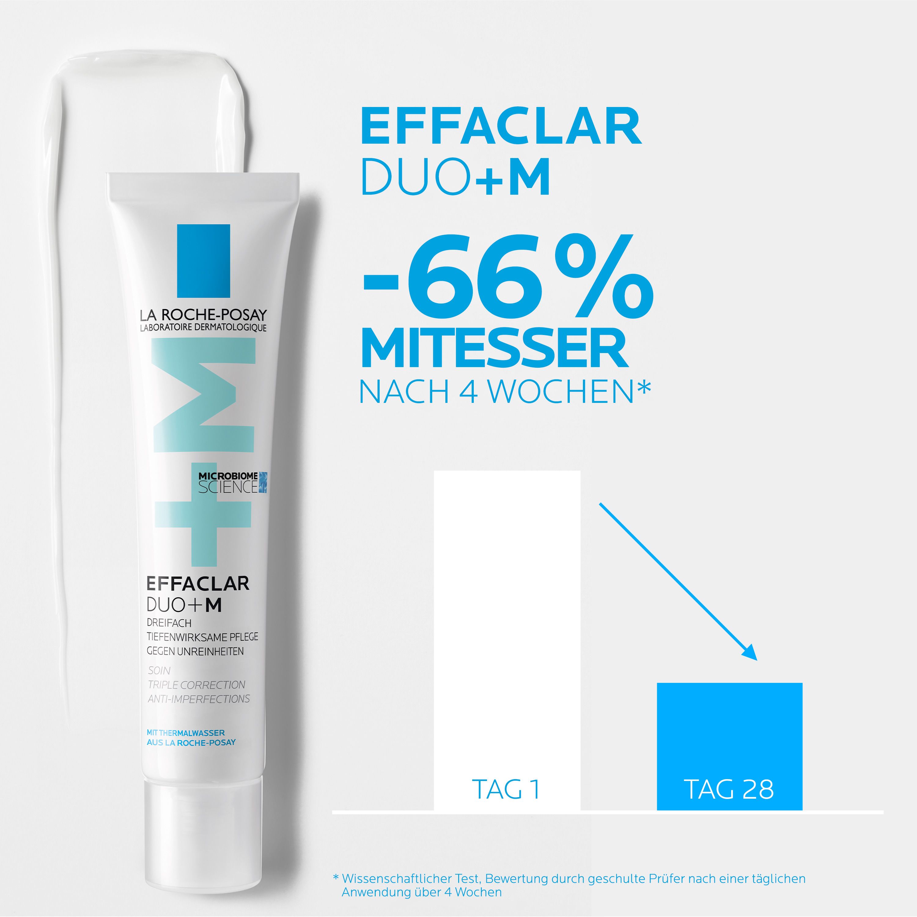 La Roche Posay Effaclar Duo+M: Dreifach tiefenwirksame Pflege gegen Pickel, Mitesser und Unreinheiten mit Anti-Rückfall-Effekt - Jetzt 20% sparen mit Code "dermo20"