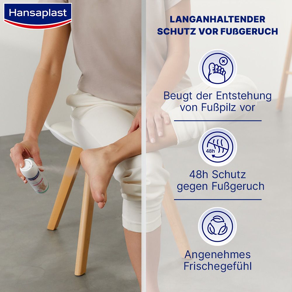 Hansaplast Fußpilzschutz 2 in 1 Deo