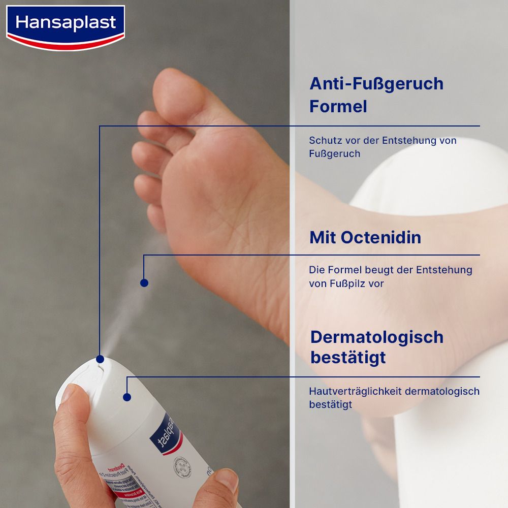 Hansaplast Fußpilzschutz 2 in 1 Deo