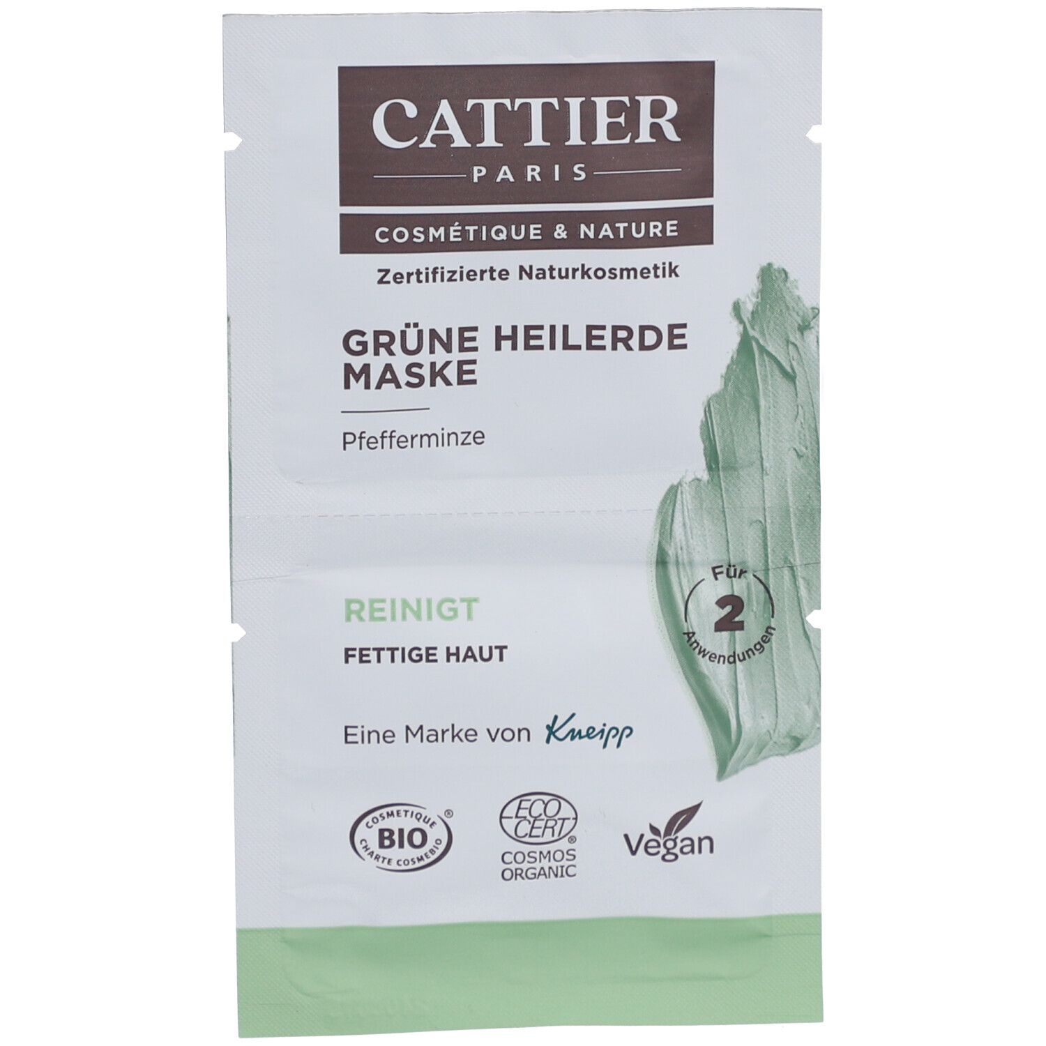 Cattier® Grüne Heilerde Maske für fettige Haut
