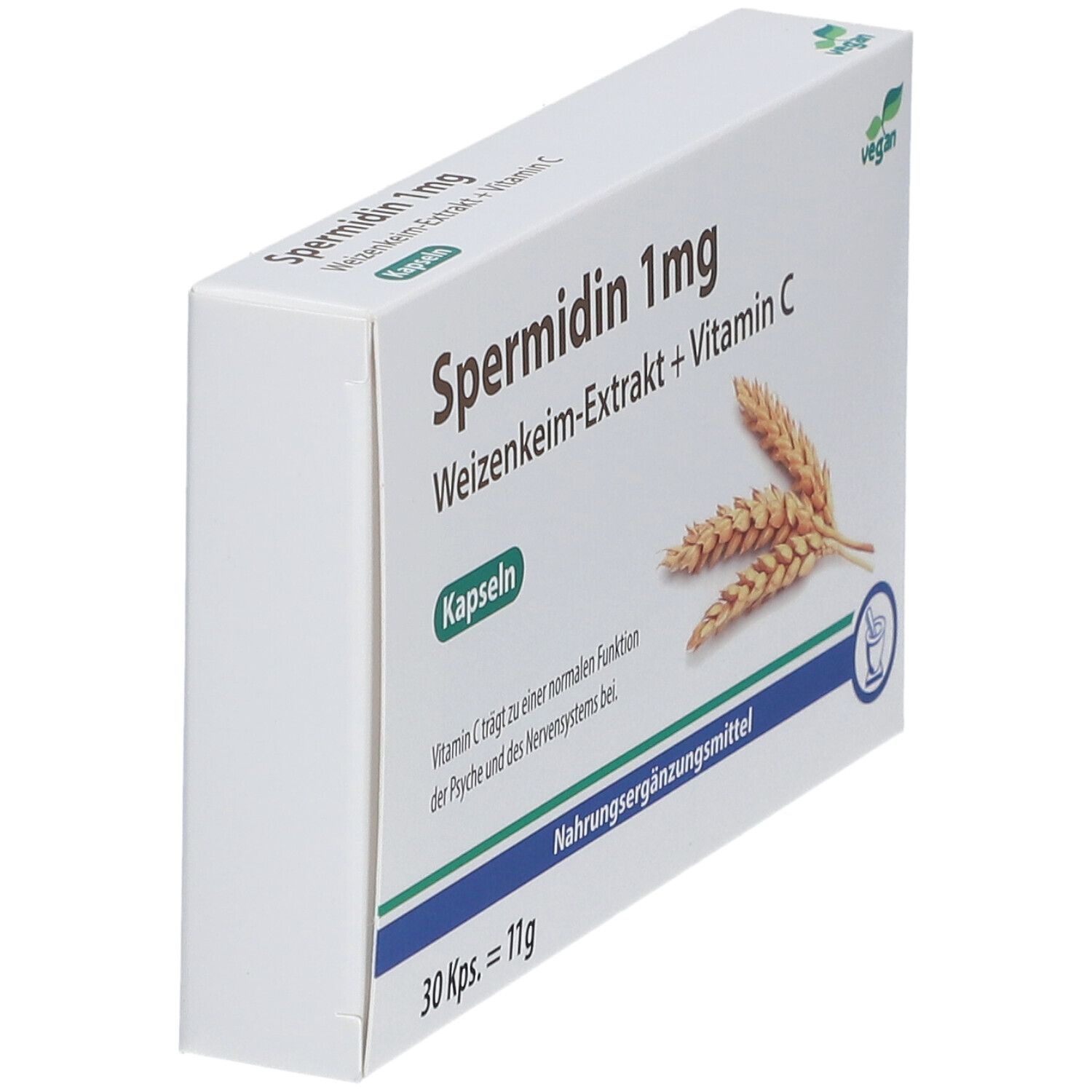 Spermidin 1 mg Weizenkeim-Extrakt + C 30 St - Shop Apotheke