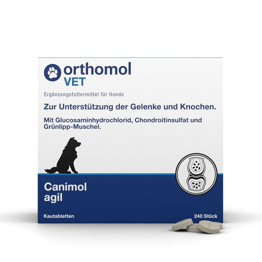Orthomol VET Canimol agil Kautabletten für Hunde