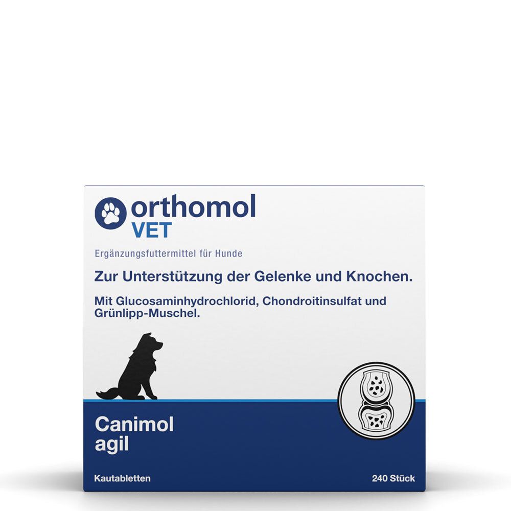 Orthomol VET Canimol agil Kautabletten für Hunde