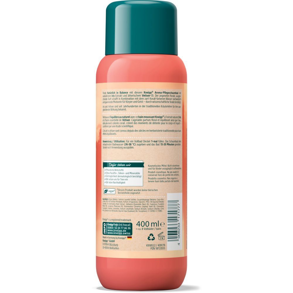 Kneipp Aroma-Pflegeschaumbad Natürlich in Balance 400 ml Bad