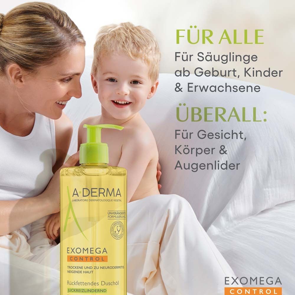 A-Derma Exomega Control Duschöl für trockene bis atopische Haut 750 ml