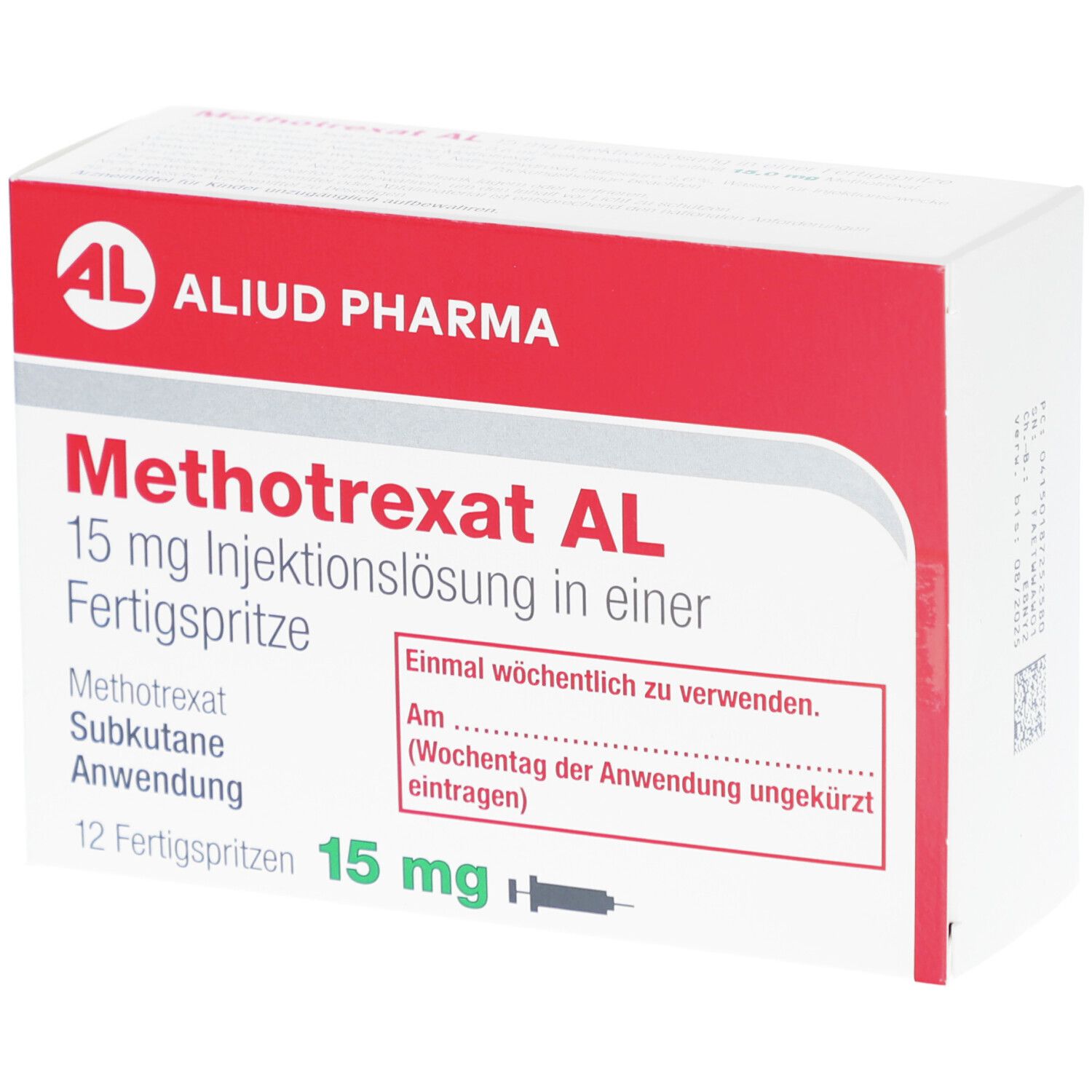 METHOTREXAT AL 15 mg (25 mg/ml) Inj.-Lsg.i.e.FS