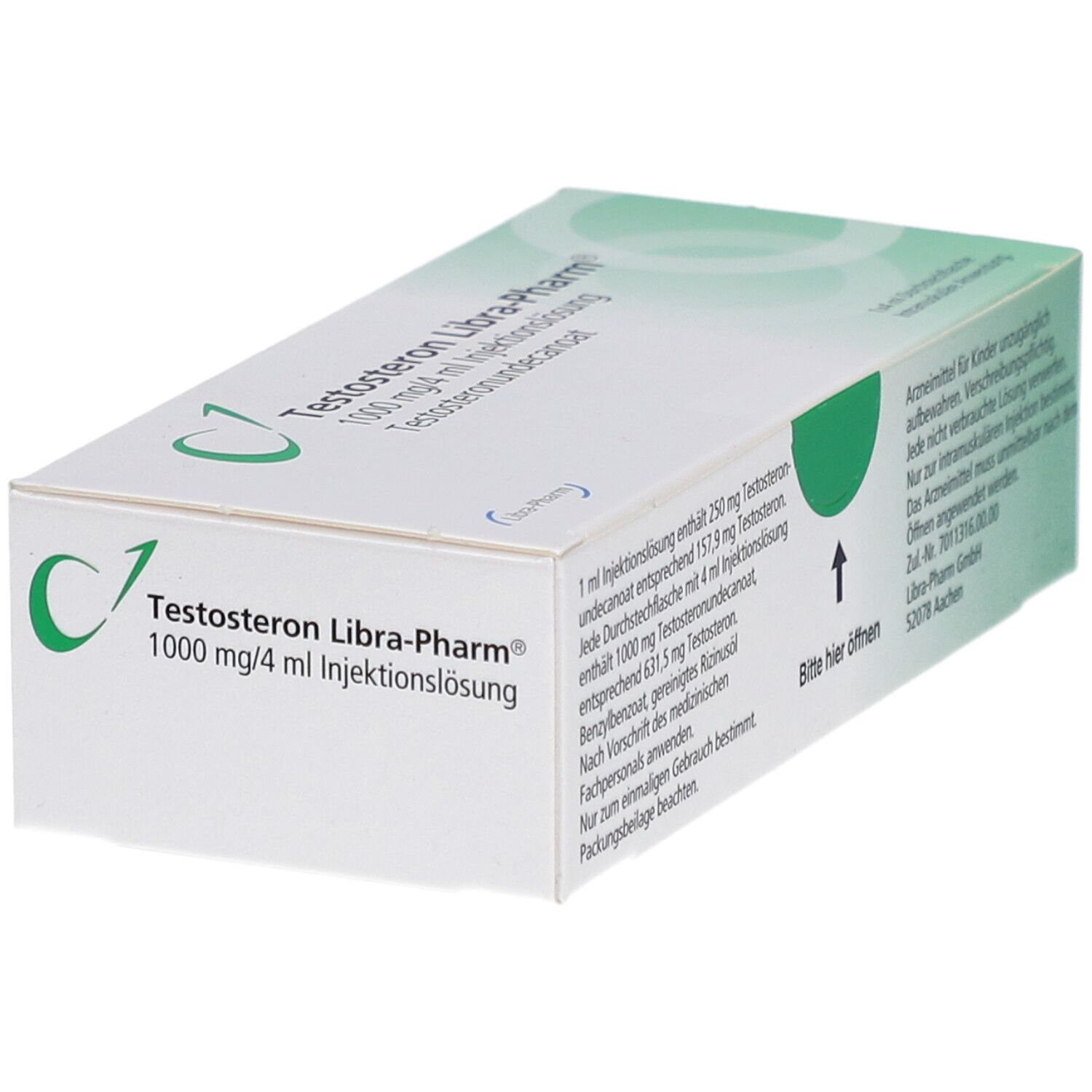 TESTOSTERON Libra-Pharm 1000 mg/4 ml Inj.-Lsg.