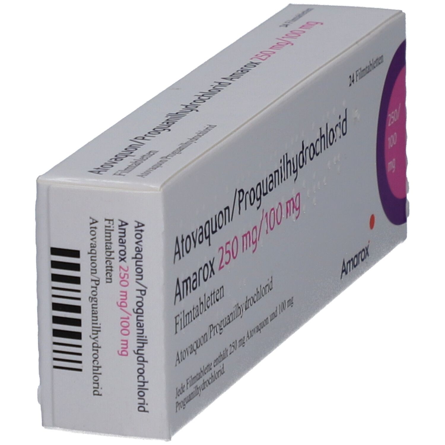 ATOVAQUON/Proguanil-HCl Amarox 250 mg/100 mg FTA 24 St Filmtabletten