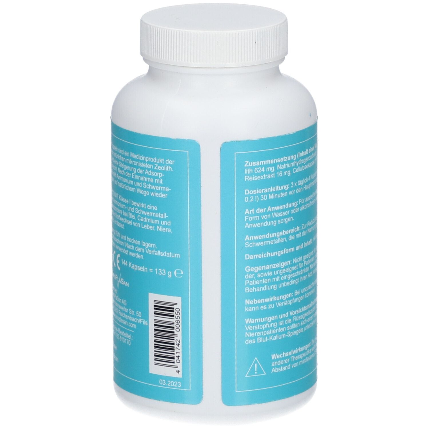 SinoPlaSan Zeolith Detox 624 mg 144 St Shop Apotheke