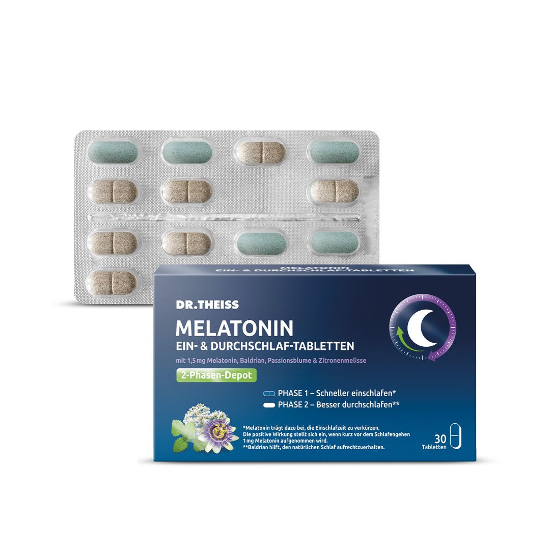 DR. Theiss Melatonin Ein-& Durchschlaf-Tabletten