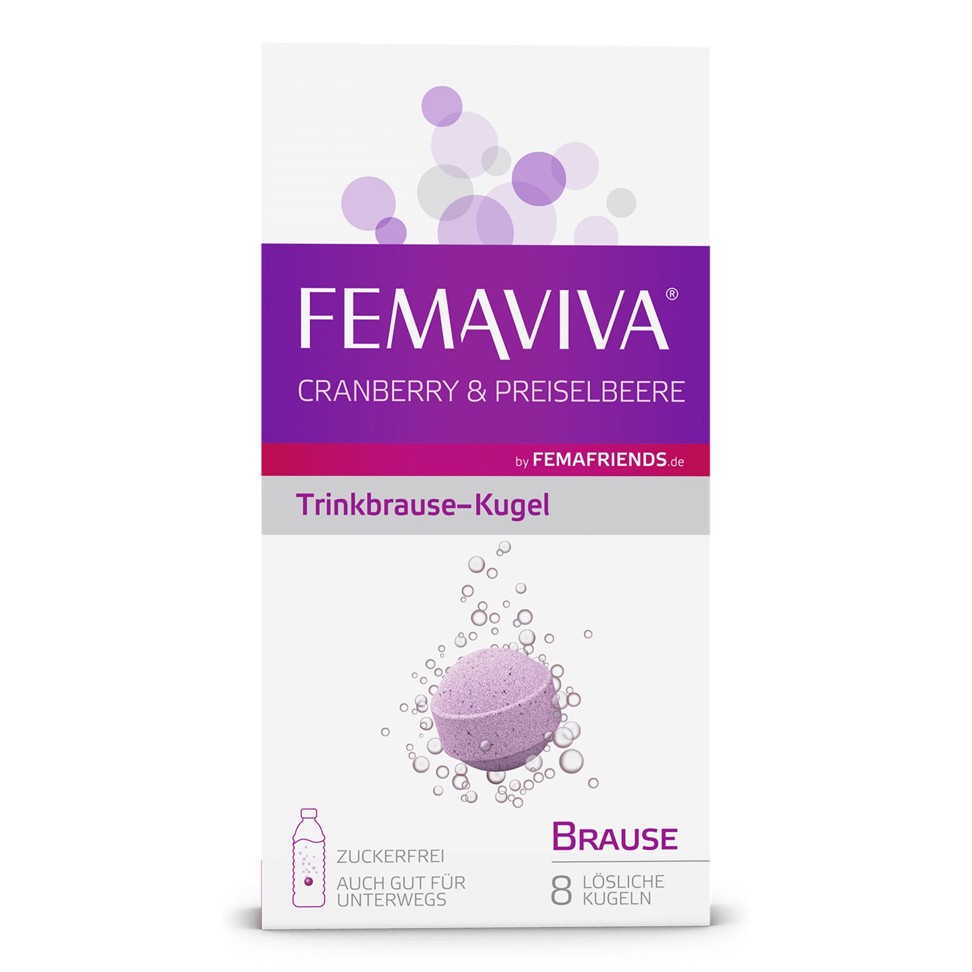 FEMAVIVA® Trinkbrause-Kugeln