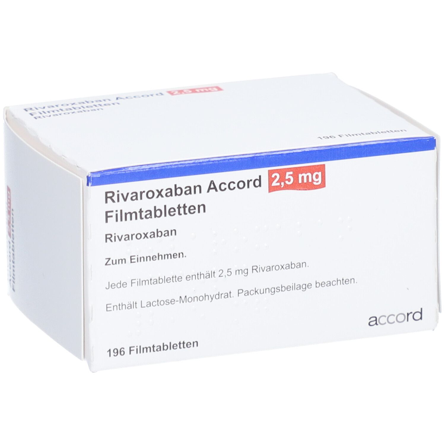 RIVAROXABAN Accord 2,5 mg Filmtabletten