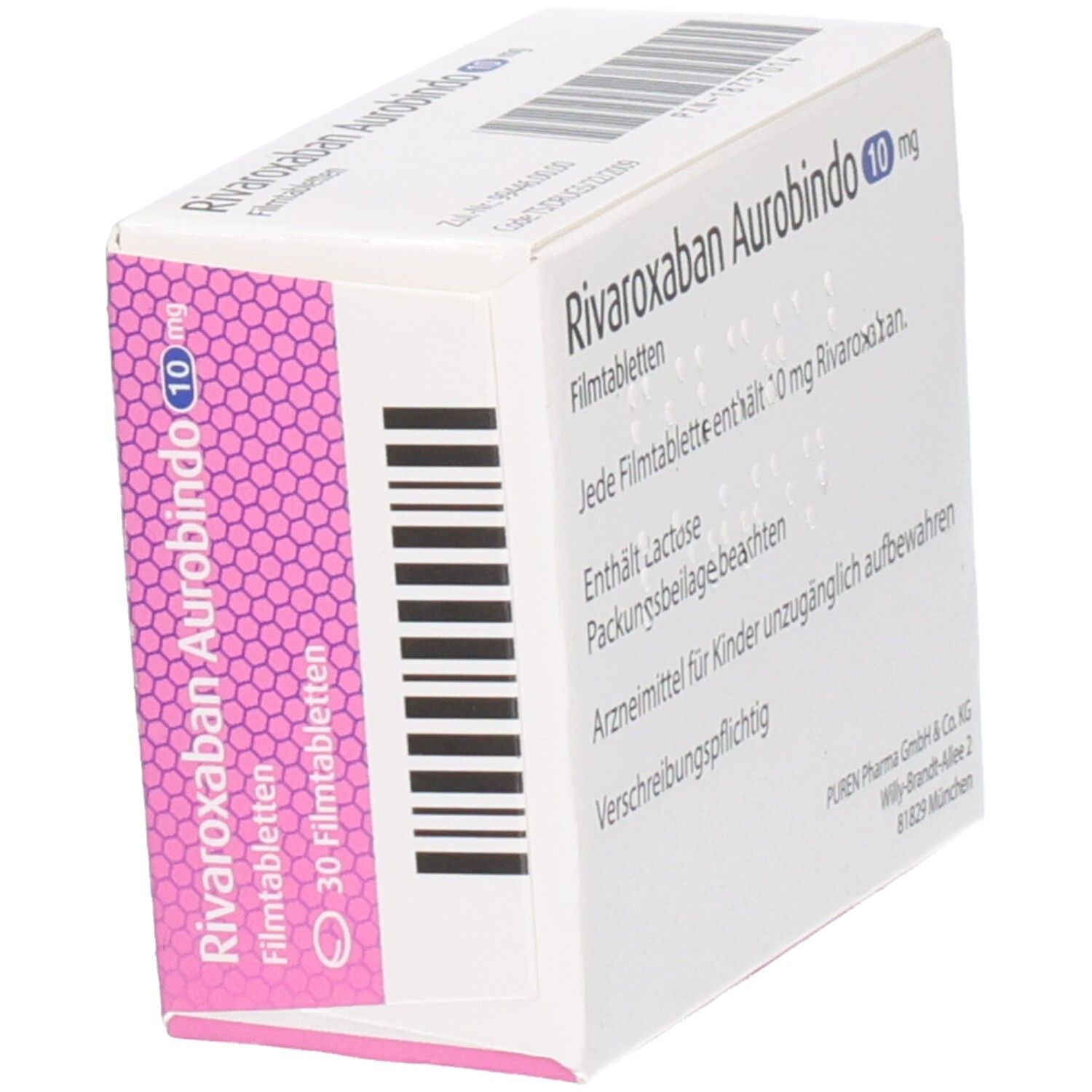 RIVAROXABAN Aurobindo 10 mg Filmtabletten