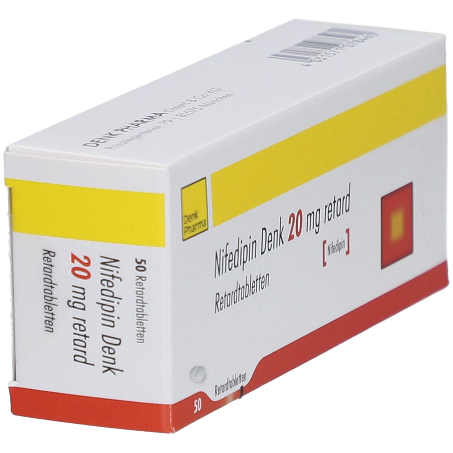 NIFEDIPIN Denk 20 mg retard Tabletten