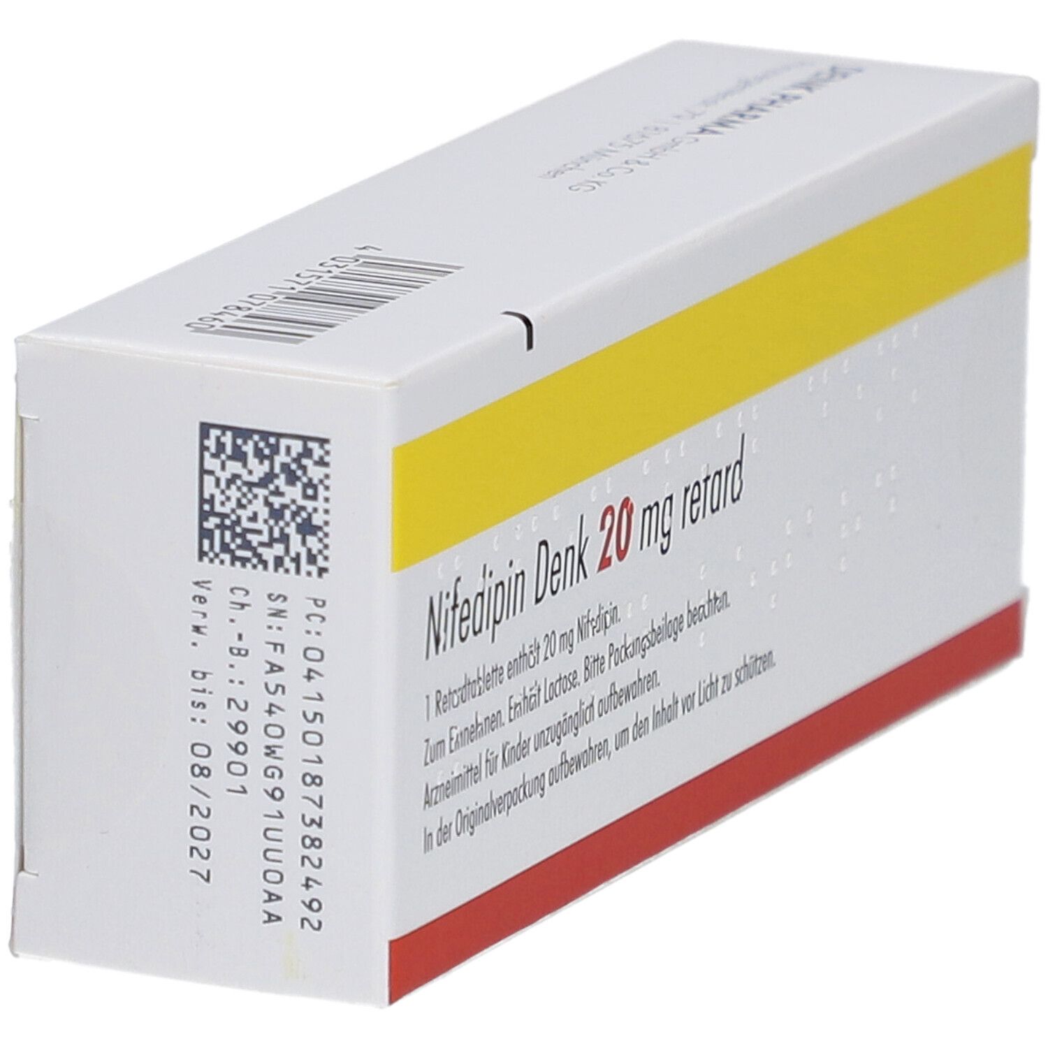 NIFEDIPIN Denk 20 mg retard Tabletten