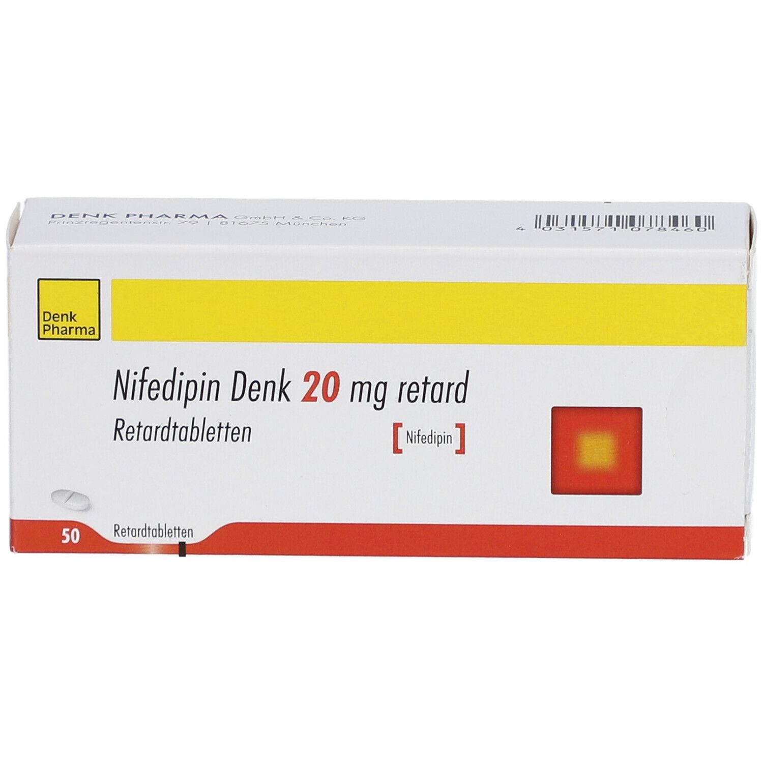 NIFEDIPIN Denk 20 mg retard Tabletten