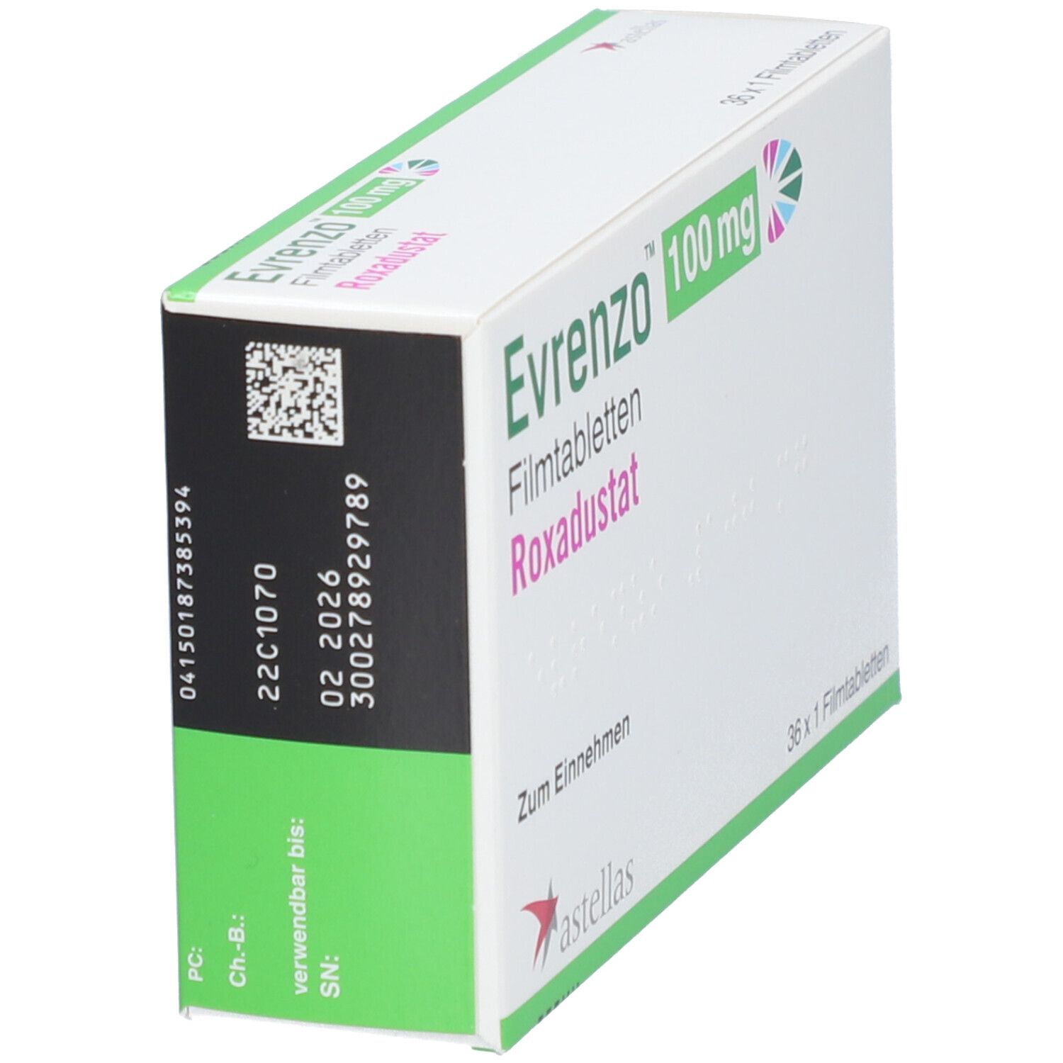 Evrenzo 20 mg Filmtabletten 3x12 St