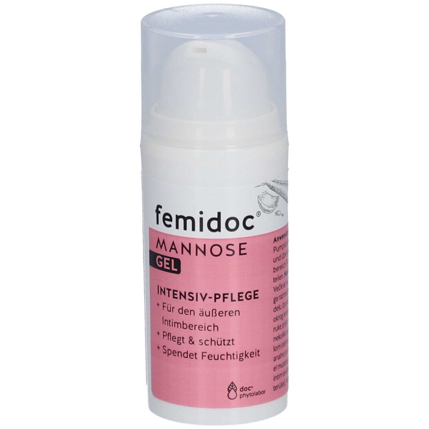 FEMIDOC® Mannose Gel zur Pflege des äußeren Intimbereichs
