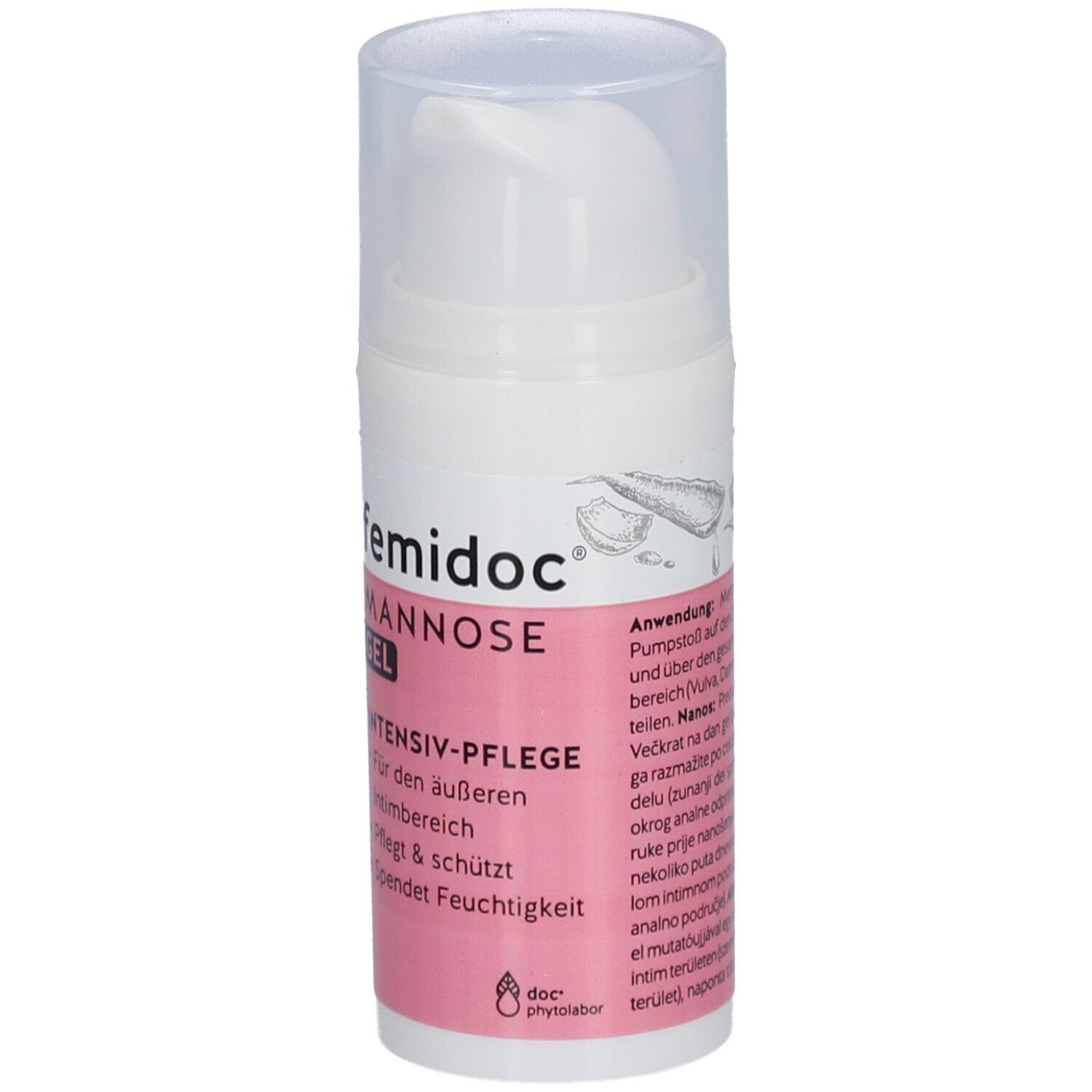 FEMIDOC® Mannose Gel zur Pflege des äußeren Intimbereichs