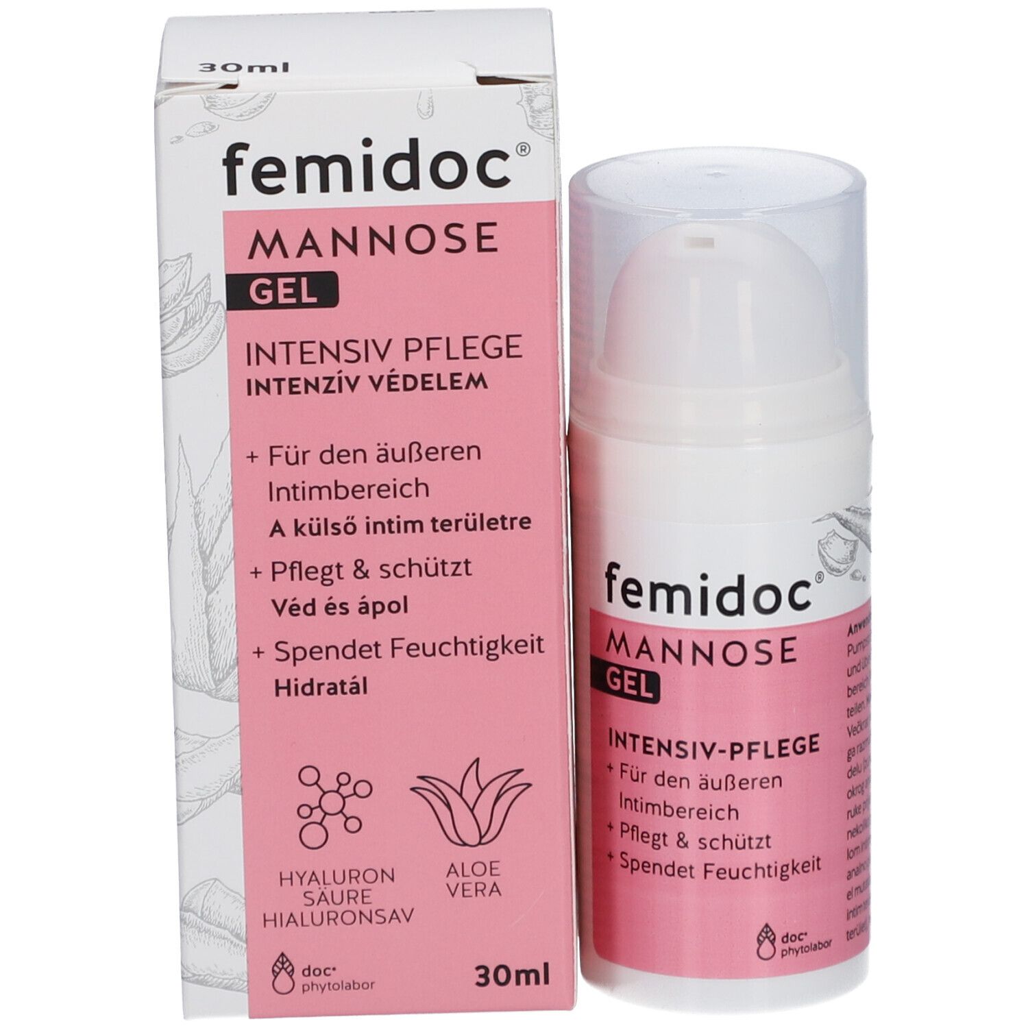 FEMIDOC® Mannose Gel zur Pflege des äußeren Intimbereichs
