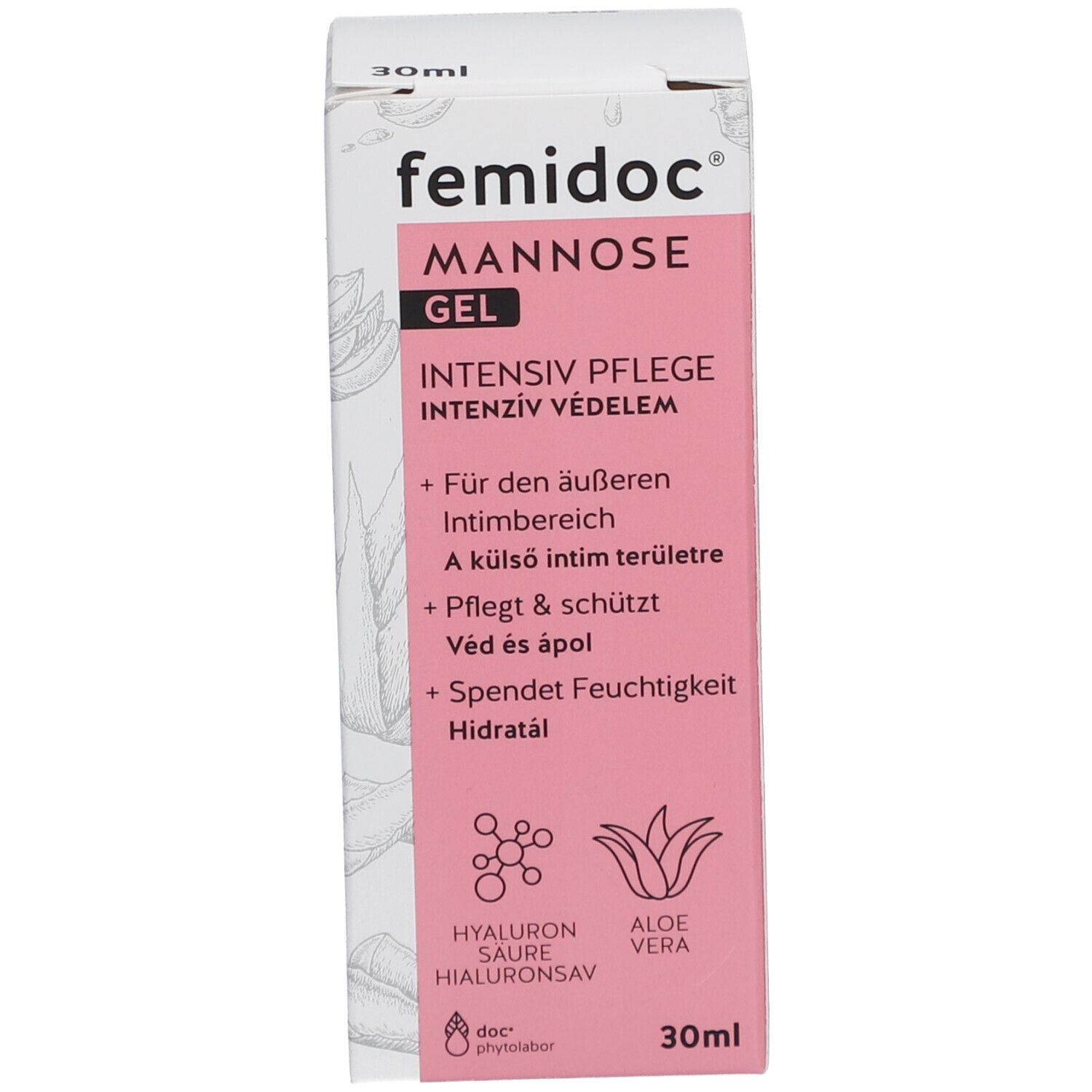 FEMIDOC® Mannose Gel zur Pflege des äußeren Intimbereichs