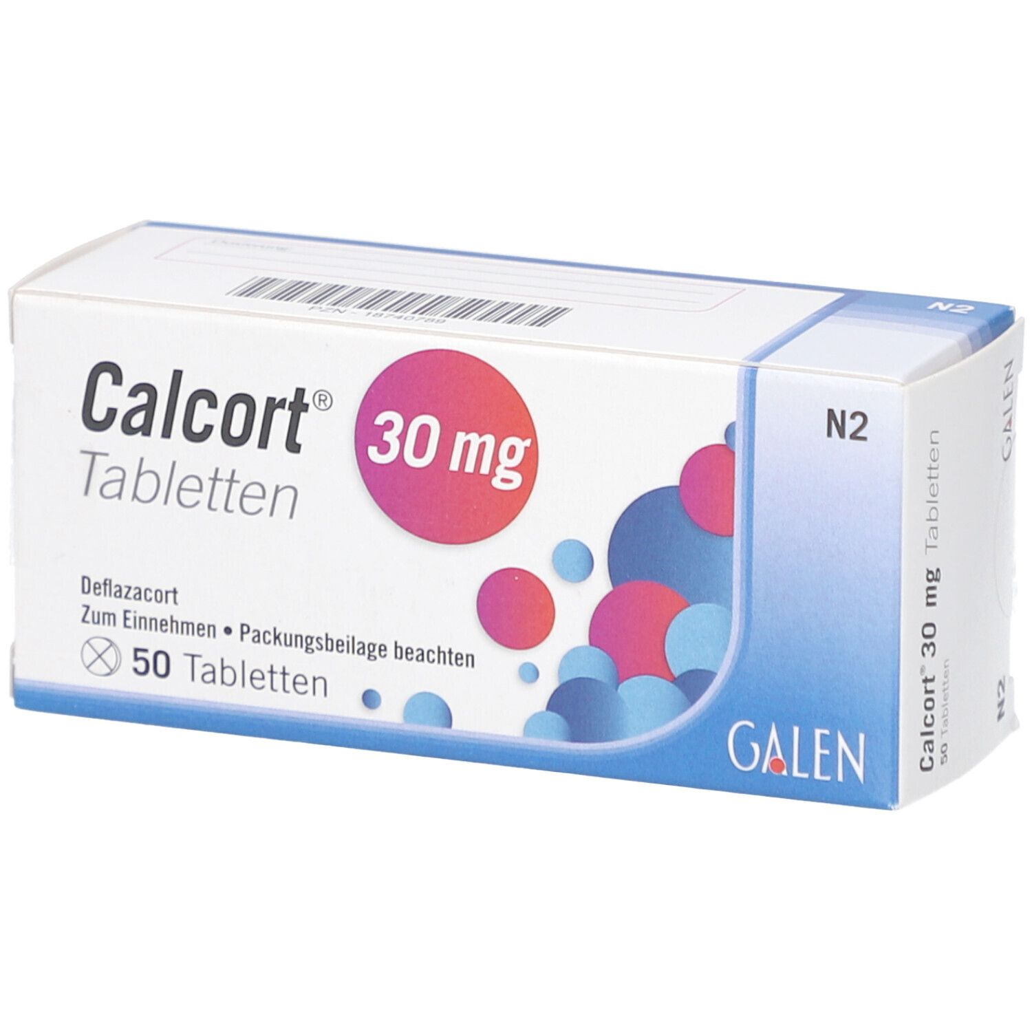 CALCORT 30 mg Tabletten 50 St mit dem E-Rezept kaufen - Shop Apotheke
