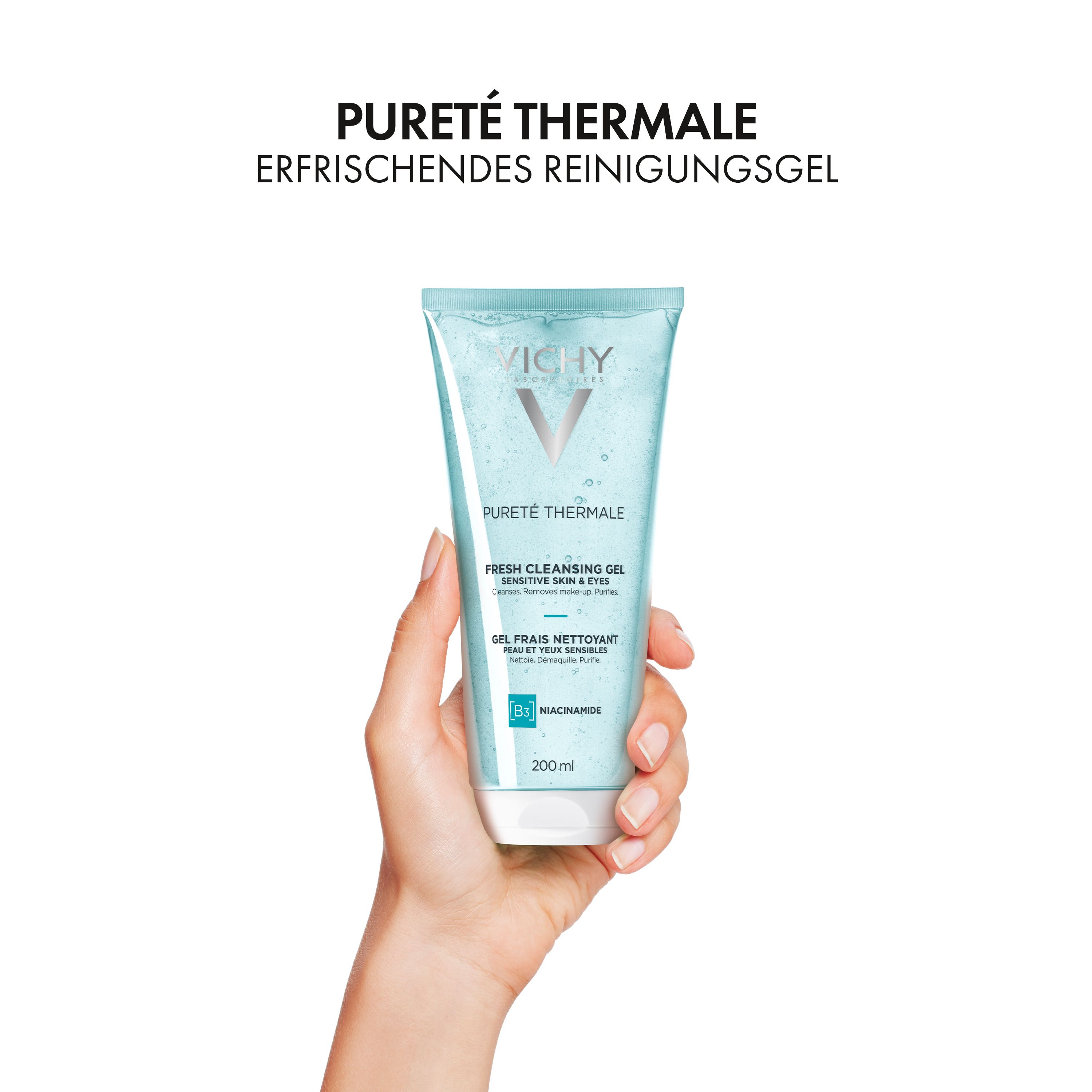 VICHY Pureté Thermale Erfrischendes Reinigungsgel 200 ml