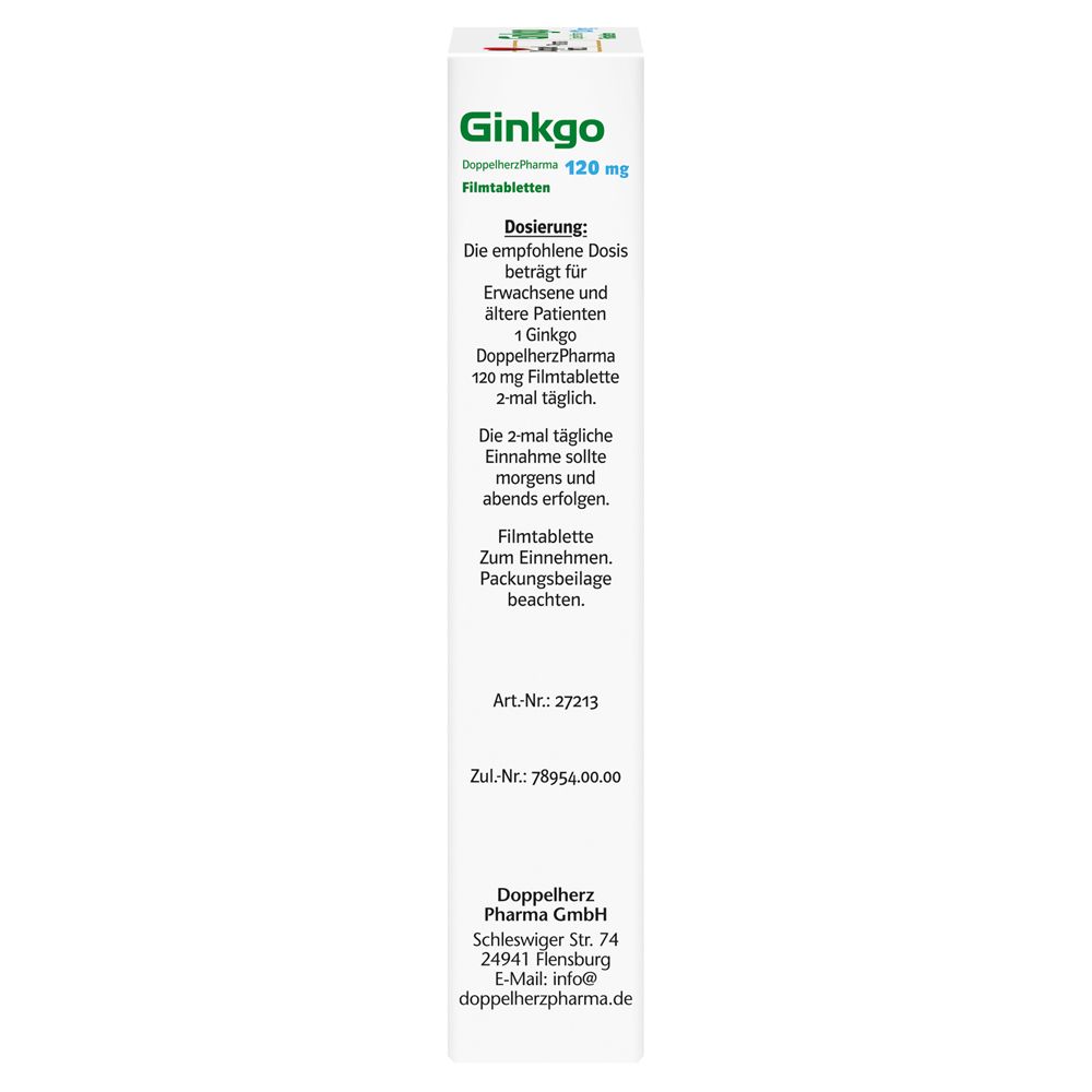 Ginkgo Doppelherzpharma 120 mg Filmtabletten 30 St